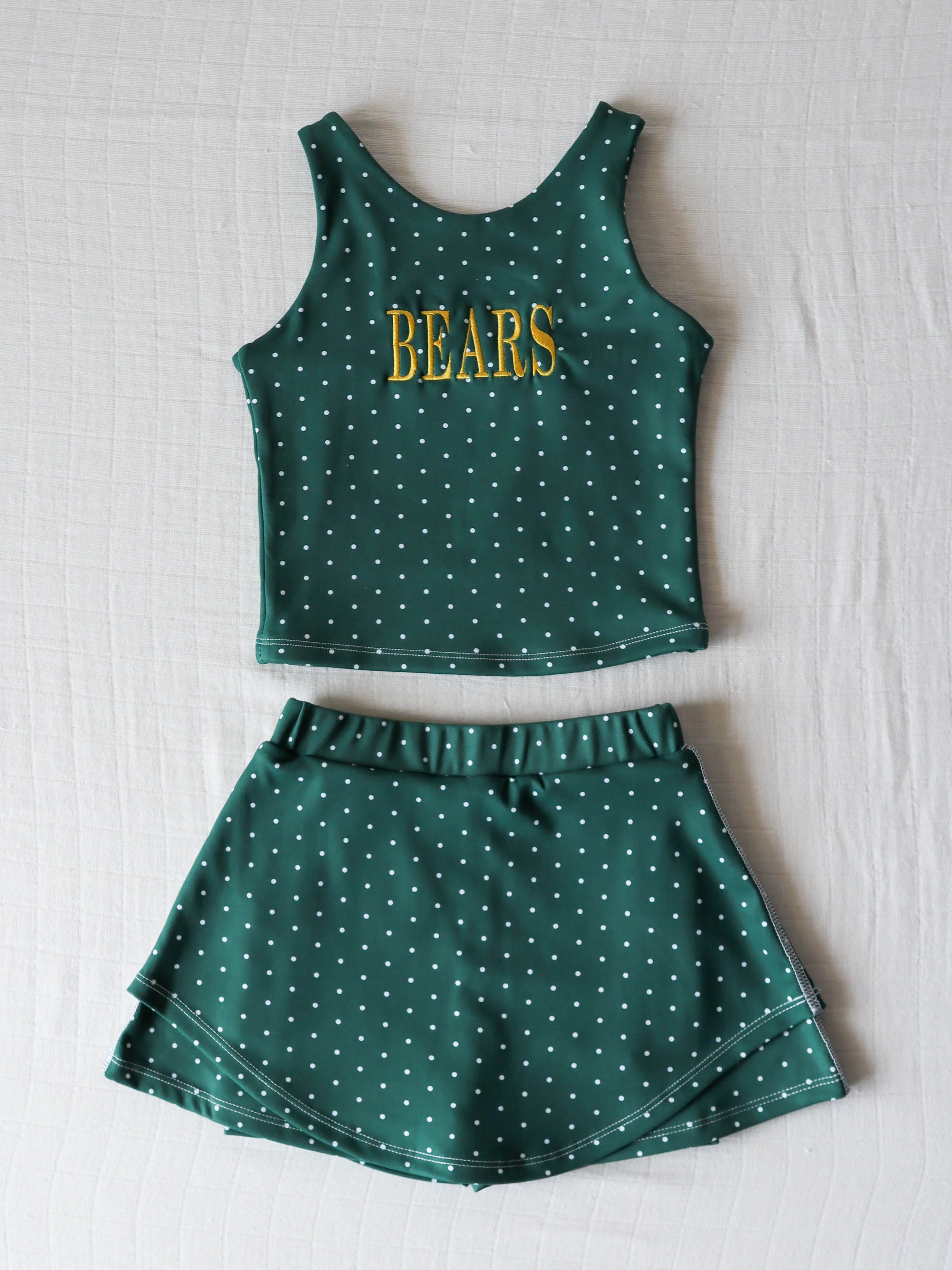 Active Skort Set - Deep Green Dot - Image 6