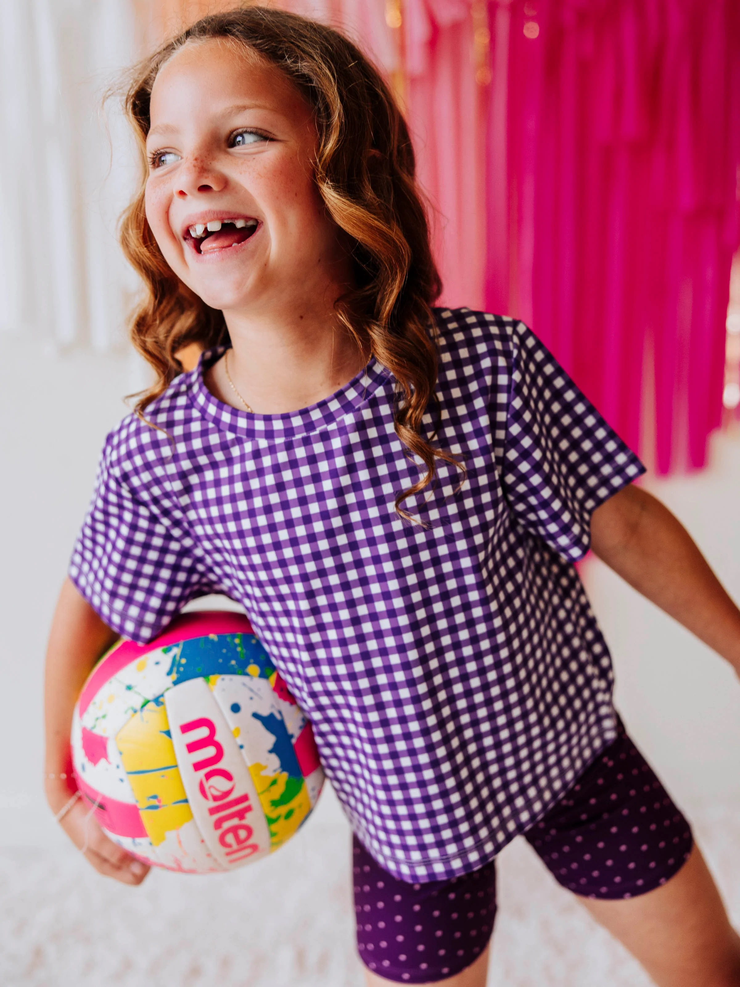 All in Motion Set - Purple Gingham - Image 2