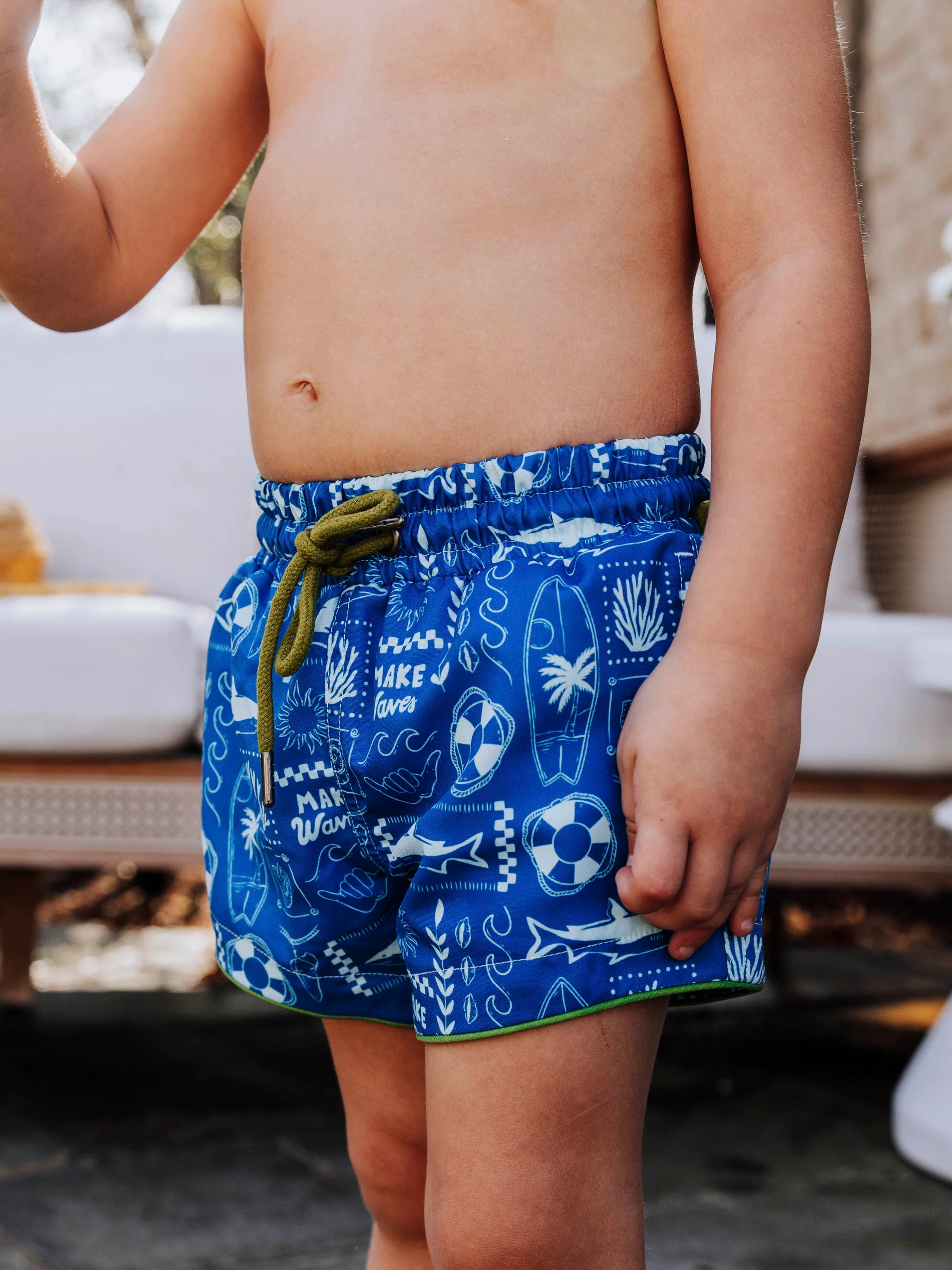 Boy's Swim Trunks - Make Waves - Image 2