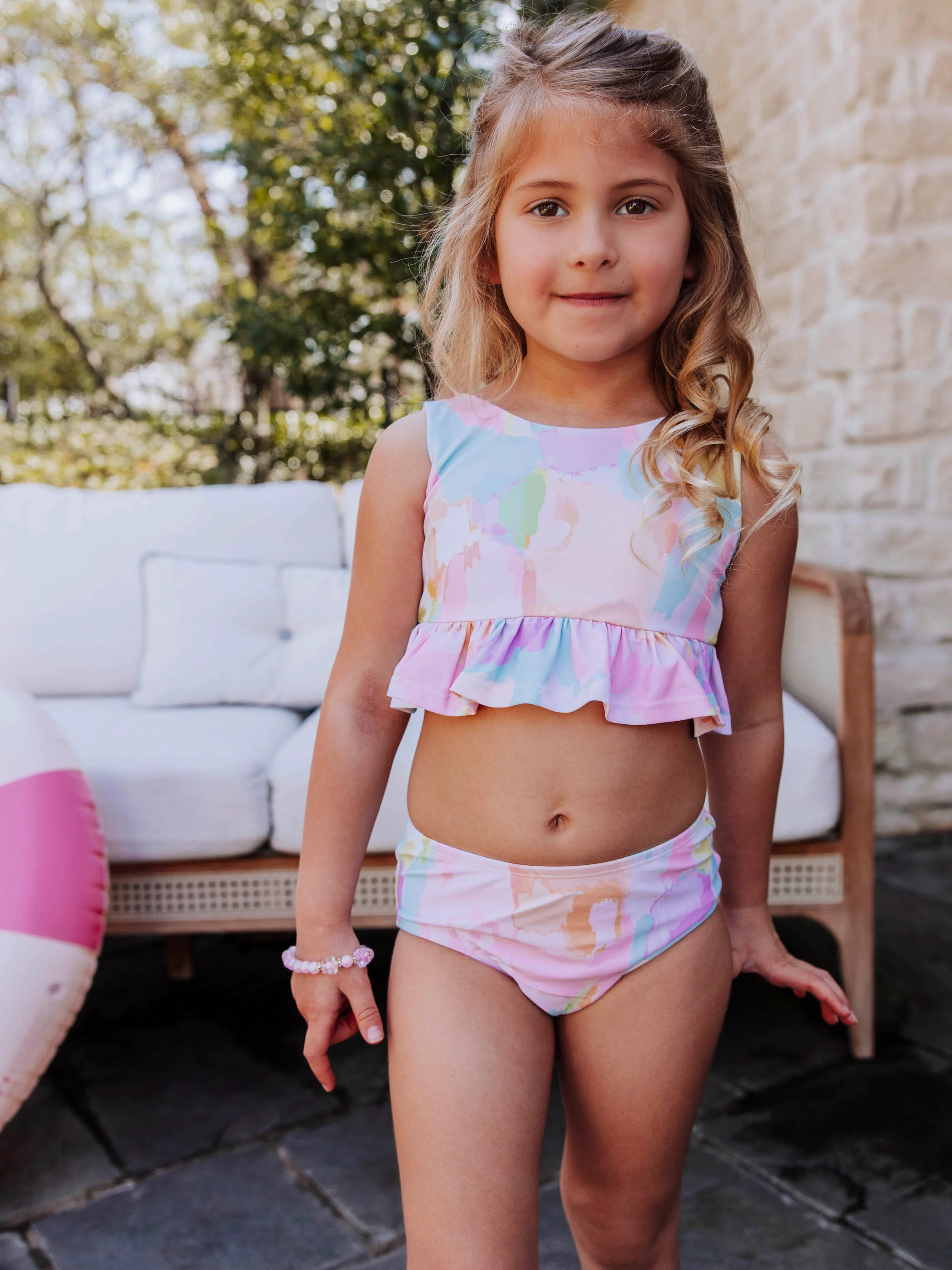 Classic Tankini - Cotton Candy Splash - Image 2