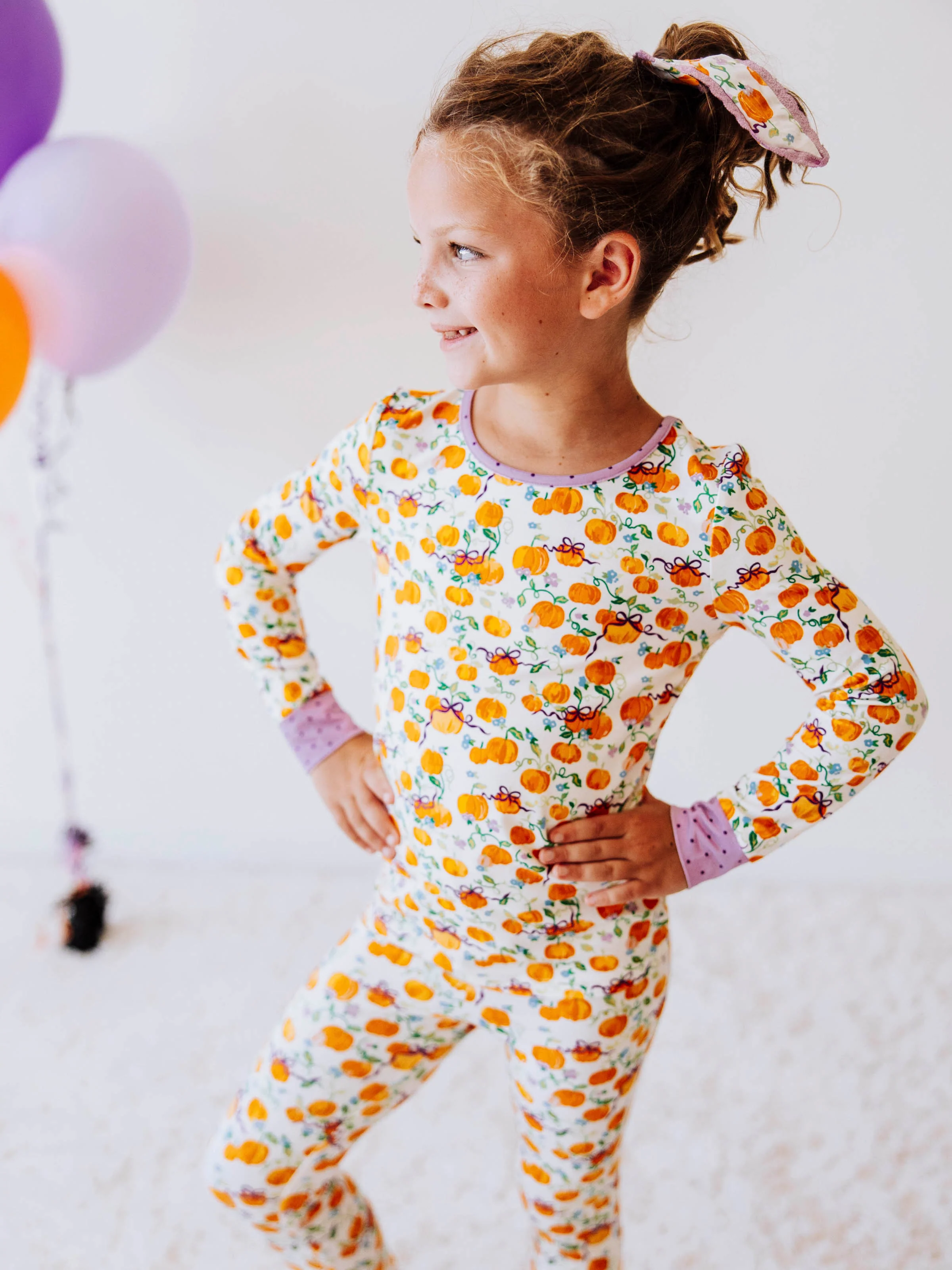 Cloud Fitted Pajamas - Little Pumpkin Princess - Image 4