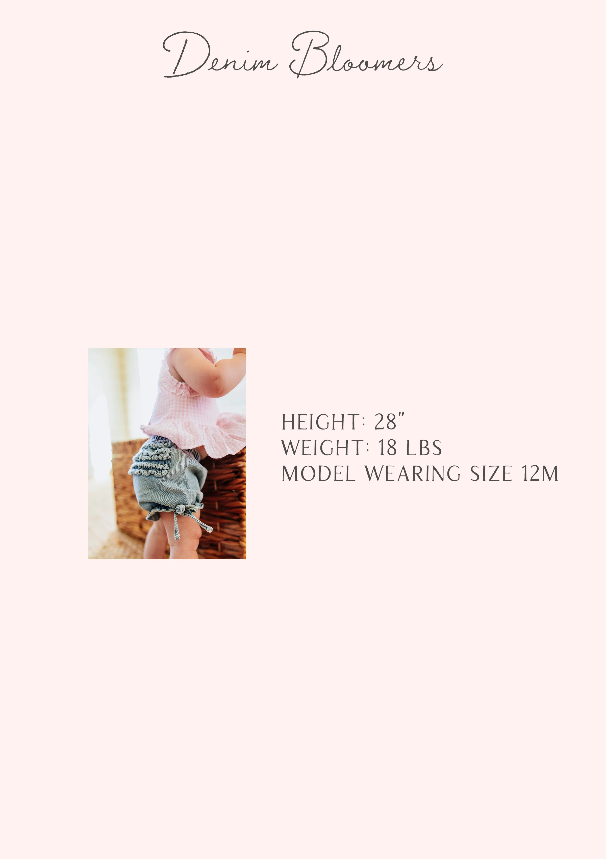 Denim Bloomers - Vintage Wash - Image 5
