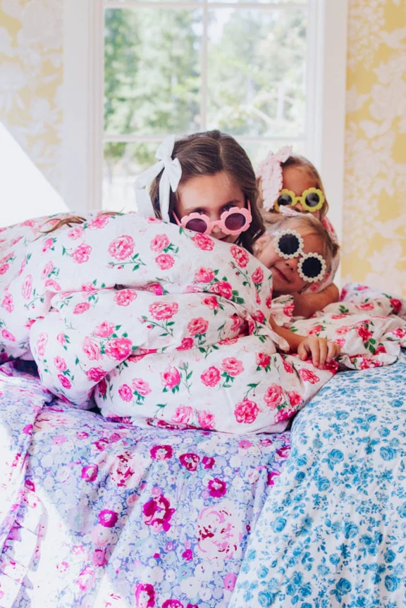 Duvet Cover + Sham(s) - Blooming Blues - Image 4