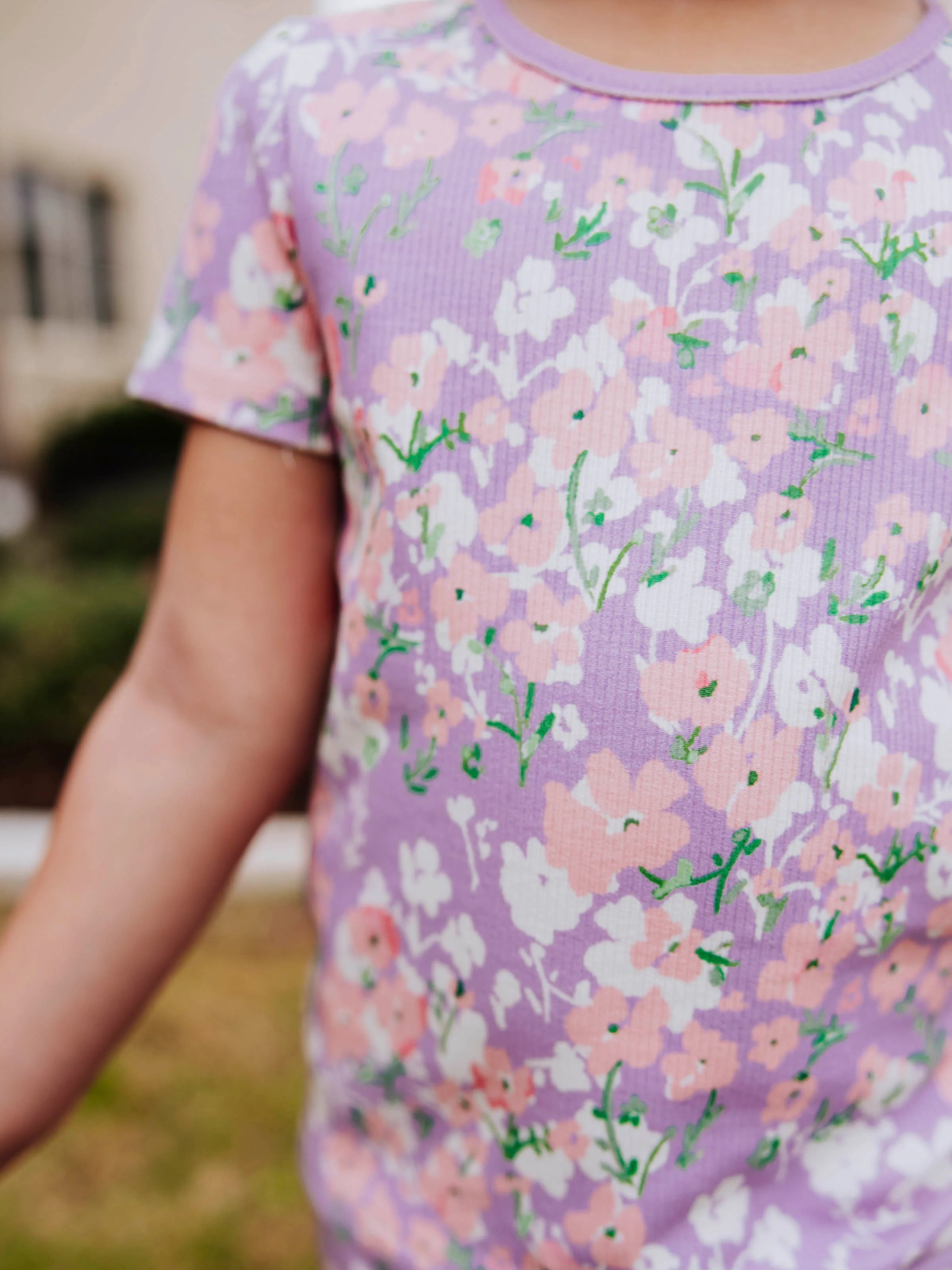 Everyday Shorts Set - Pastel Blooms - Image 6