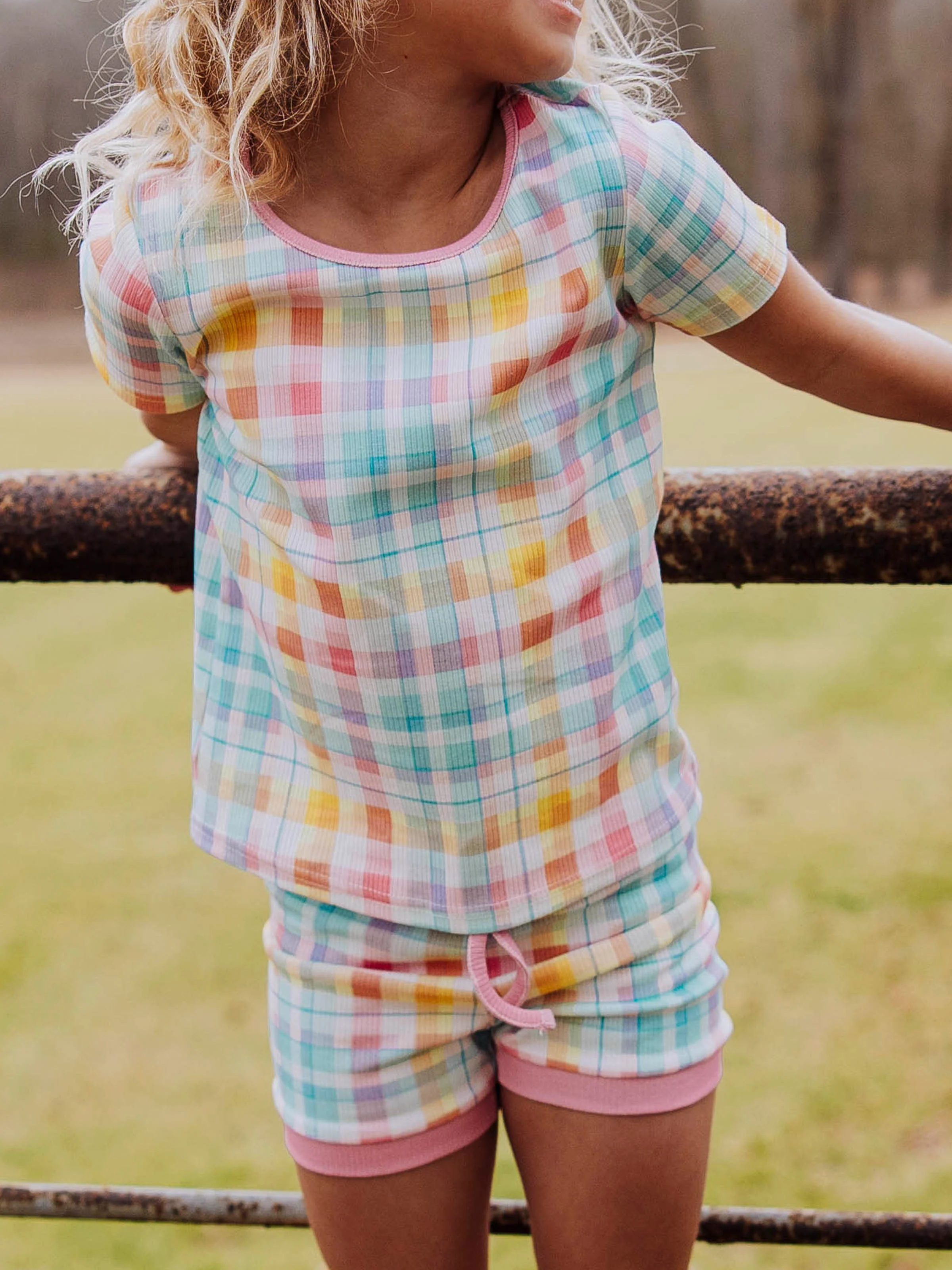 Everyday Shorts Set - Sunny Day Plaid - Image 4