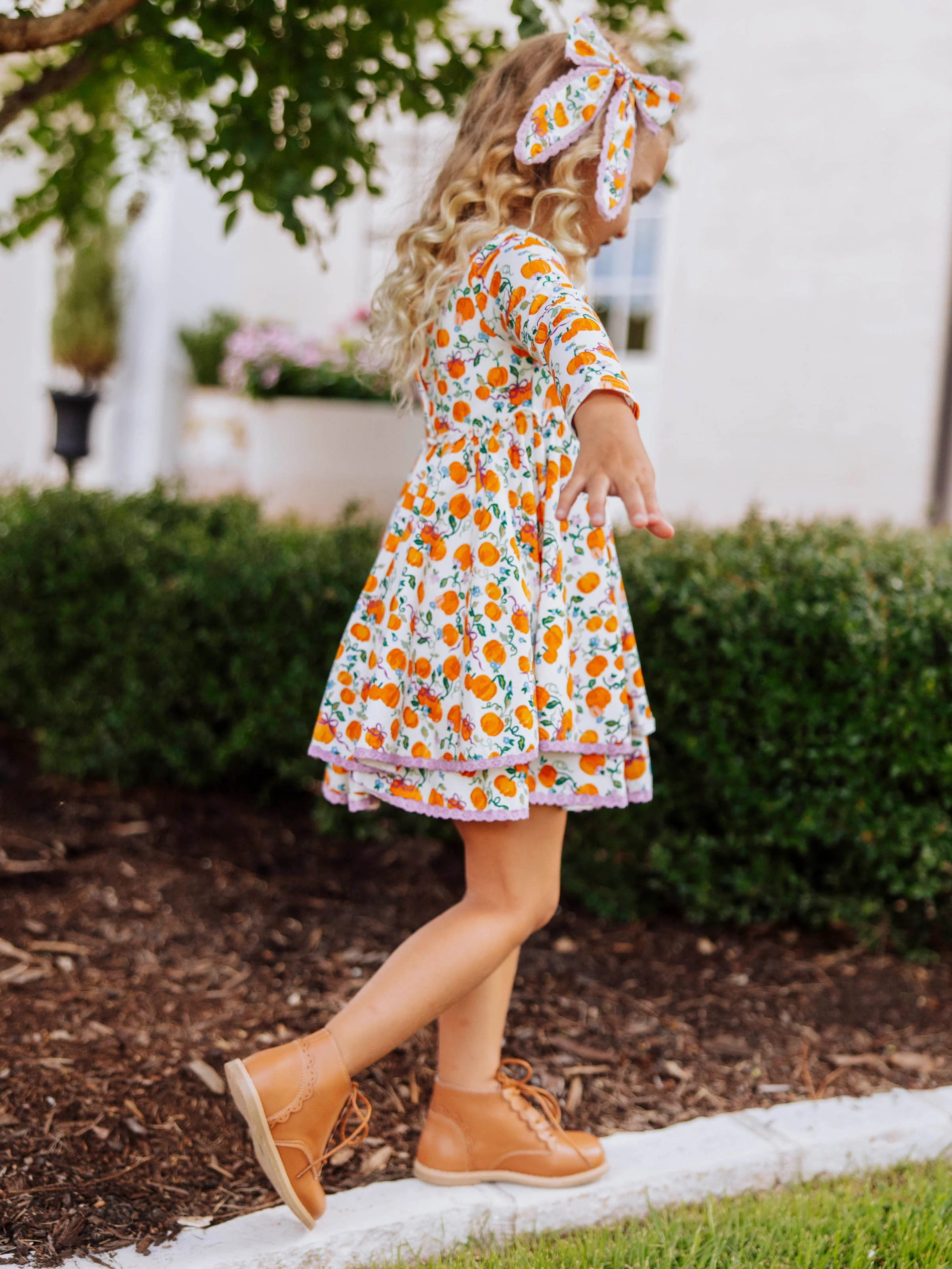 Hazel Dress - Little Pumpkin Princess - Image 5
