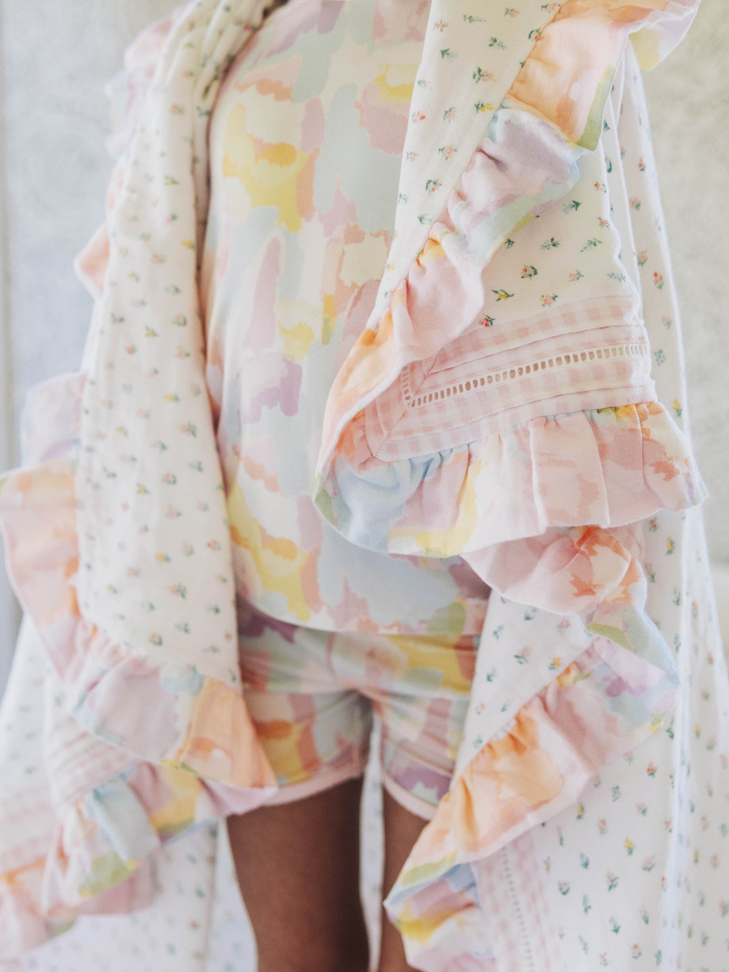 Keepsake Lace Swaddle - Cotton Candy - Image 7