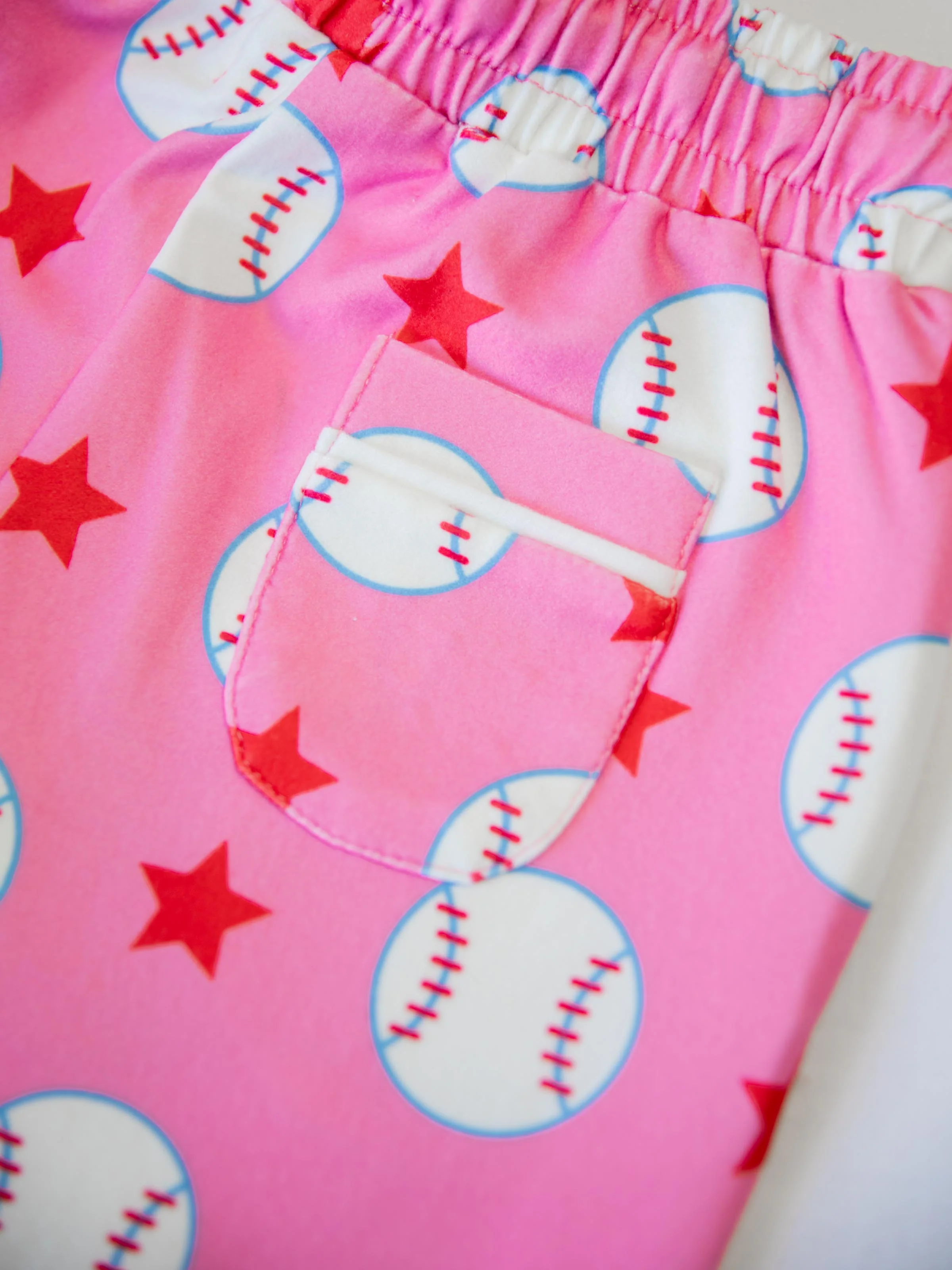 Kid's Everyday Pants - Allstar Baseball Pink - Image 4