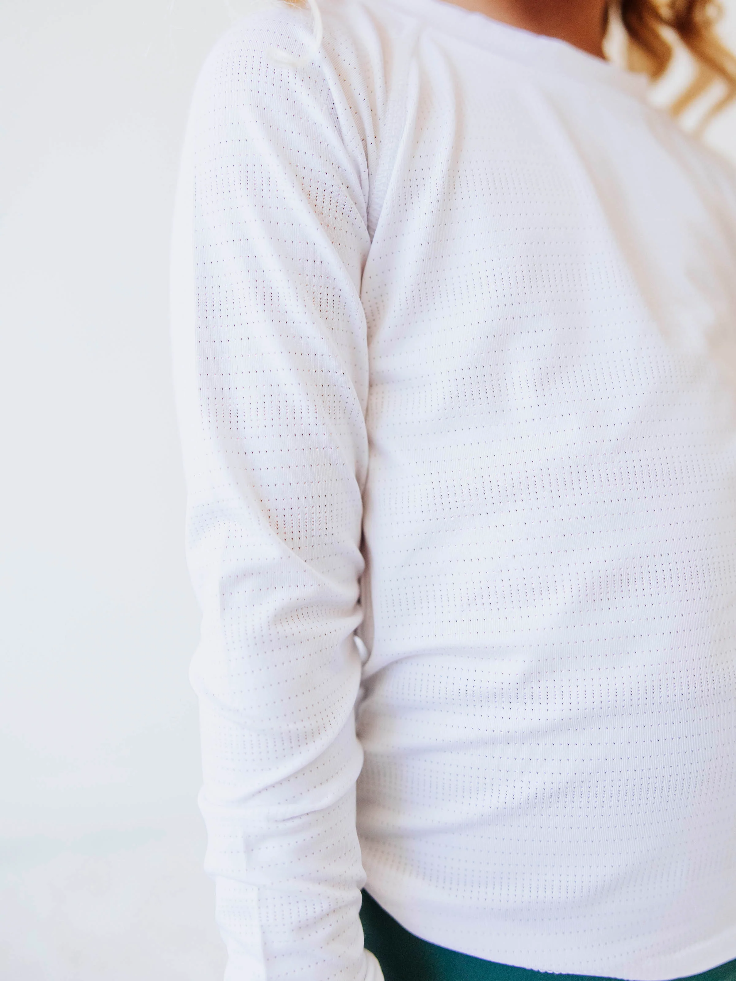 LS Performance Shirt - White - Image 6