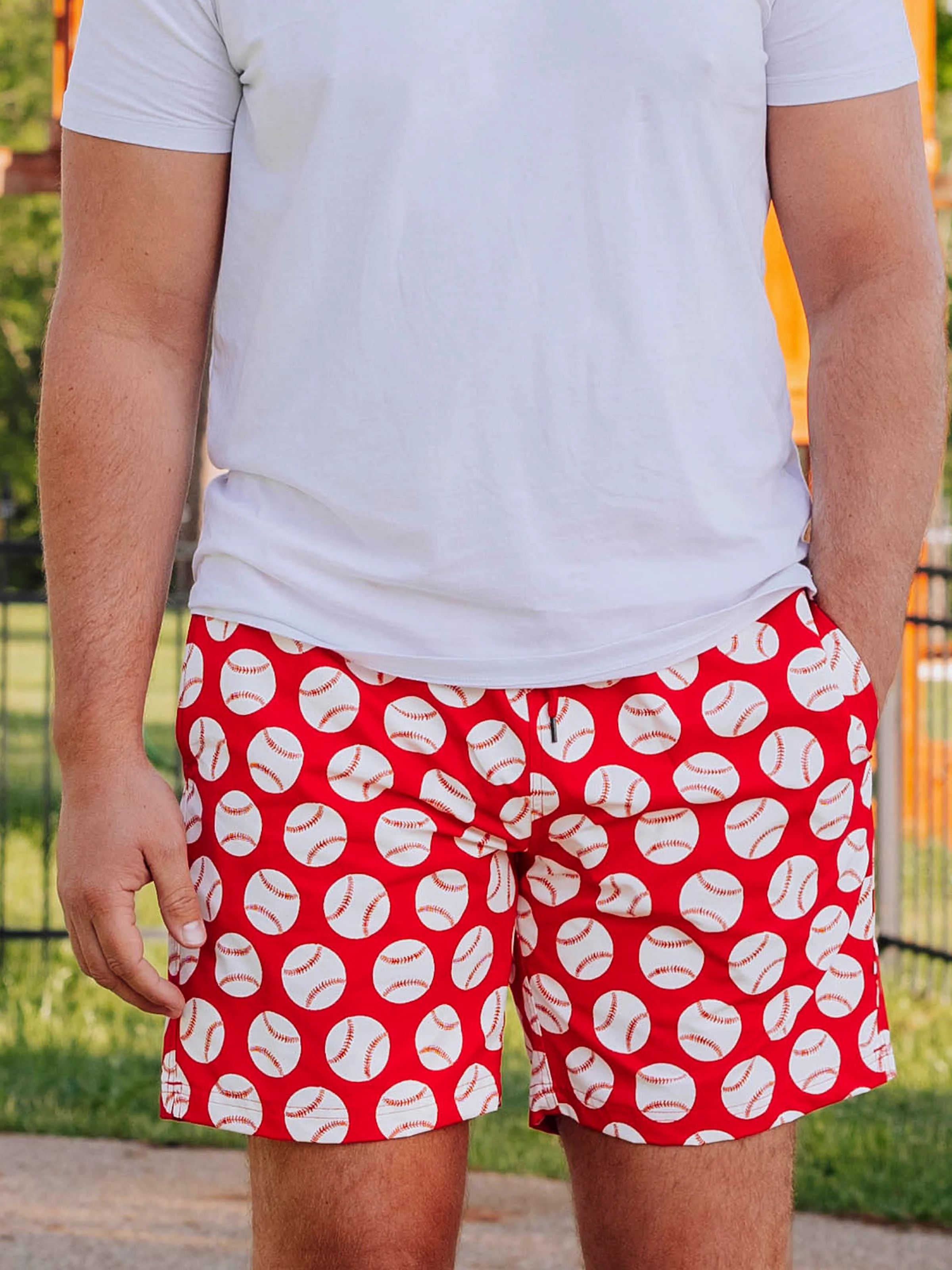 Men's Swim Trunks - Home Run