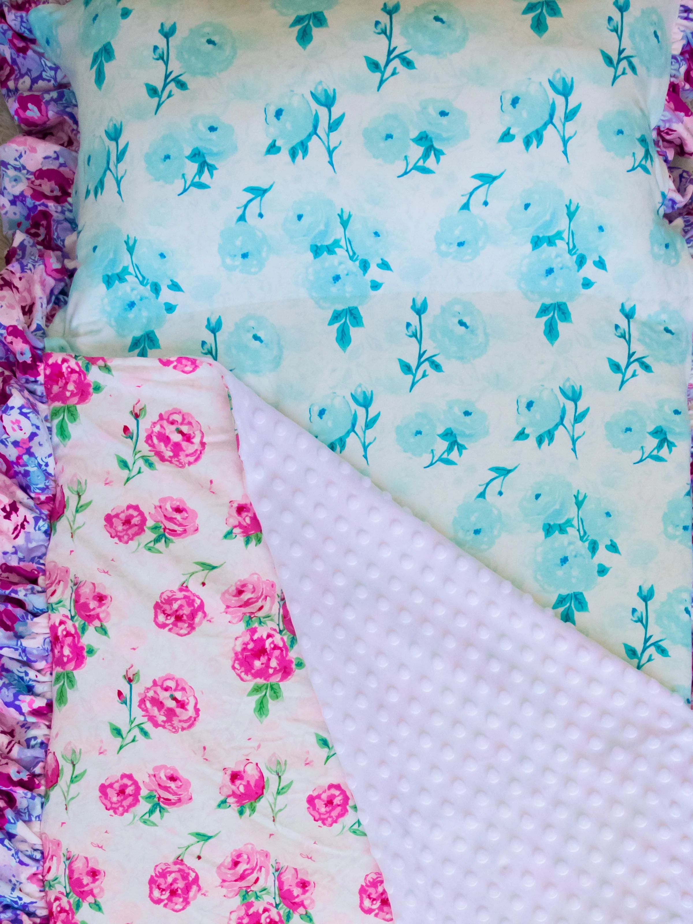 Nap Mat - Raspberry Roses - Image 9