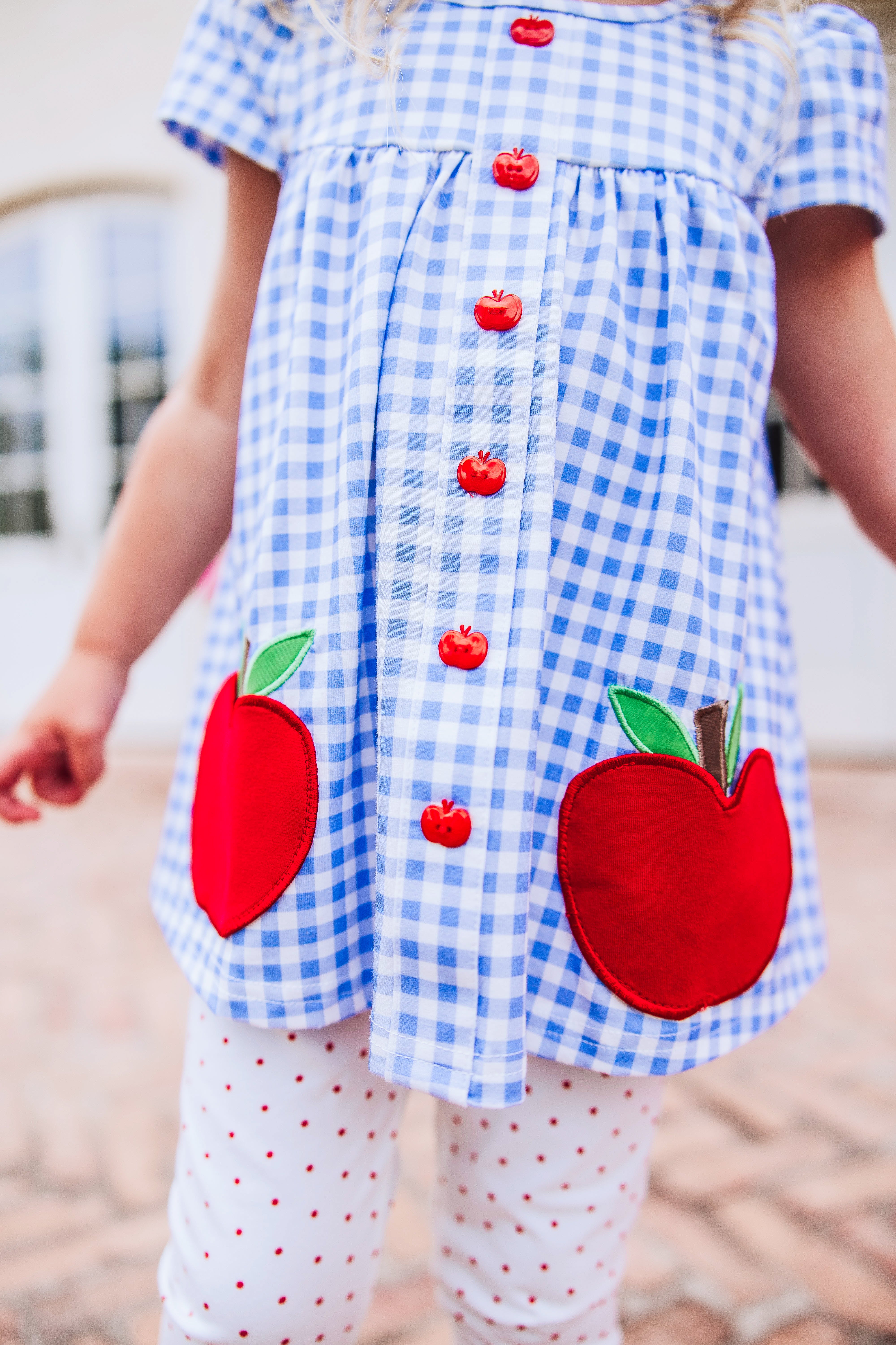 Out to Play Set - Blue Gingham Apple - Image 5
