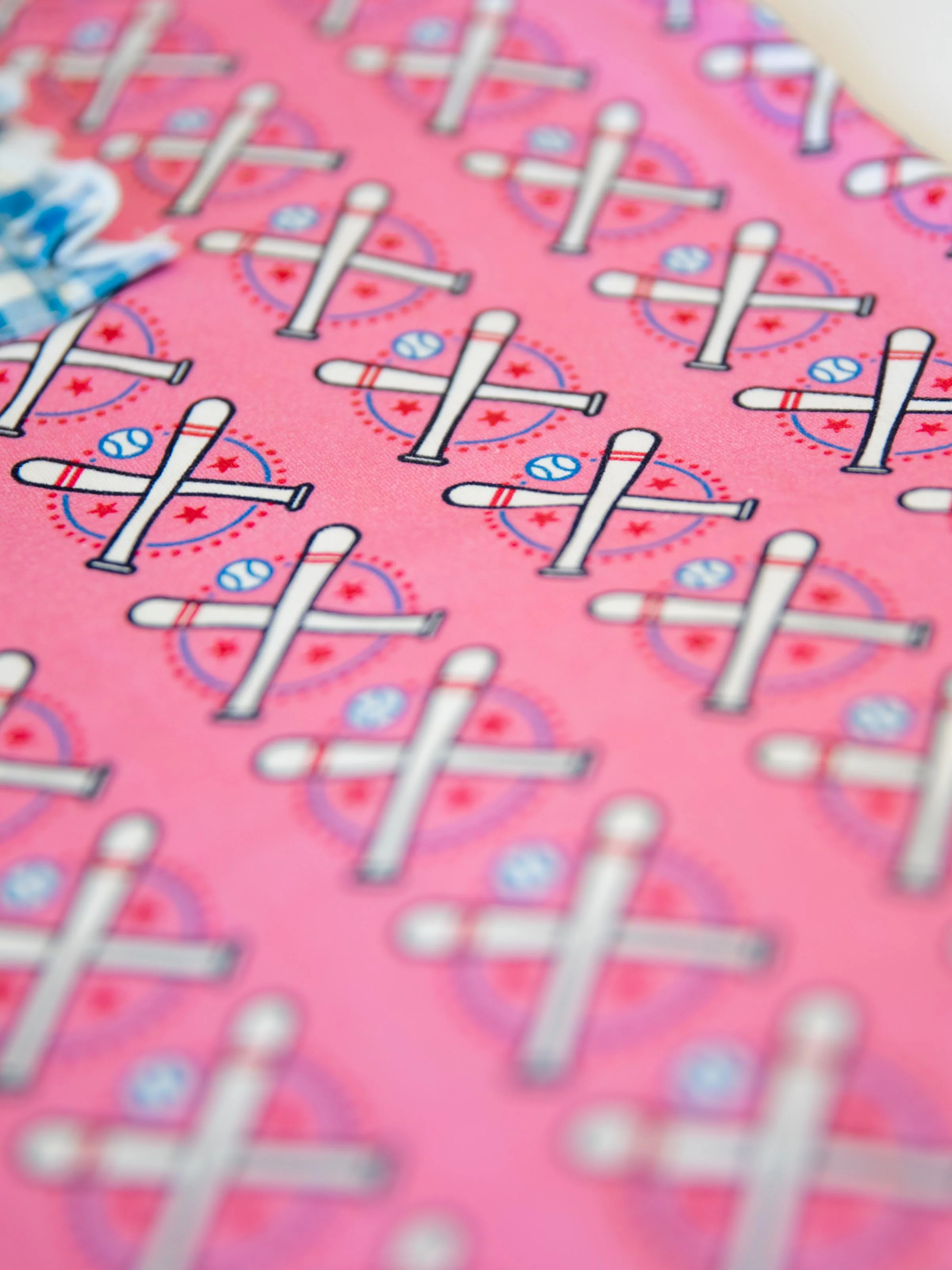 Playsuit Set - Baseball Bats Pink - Image 5