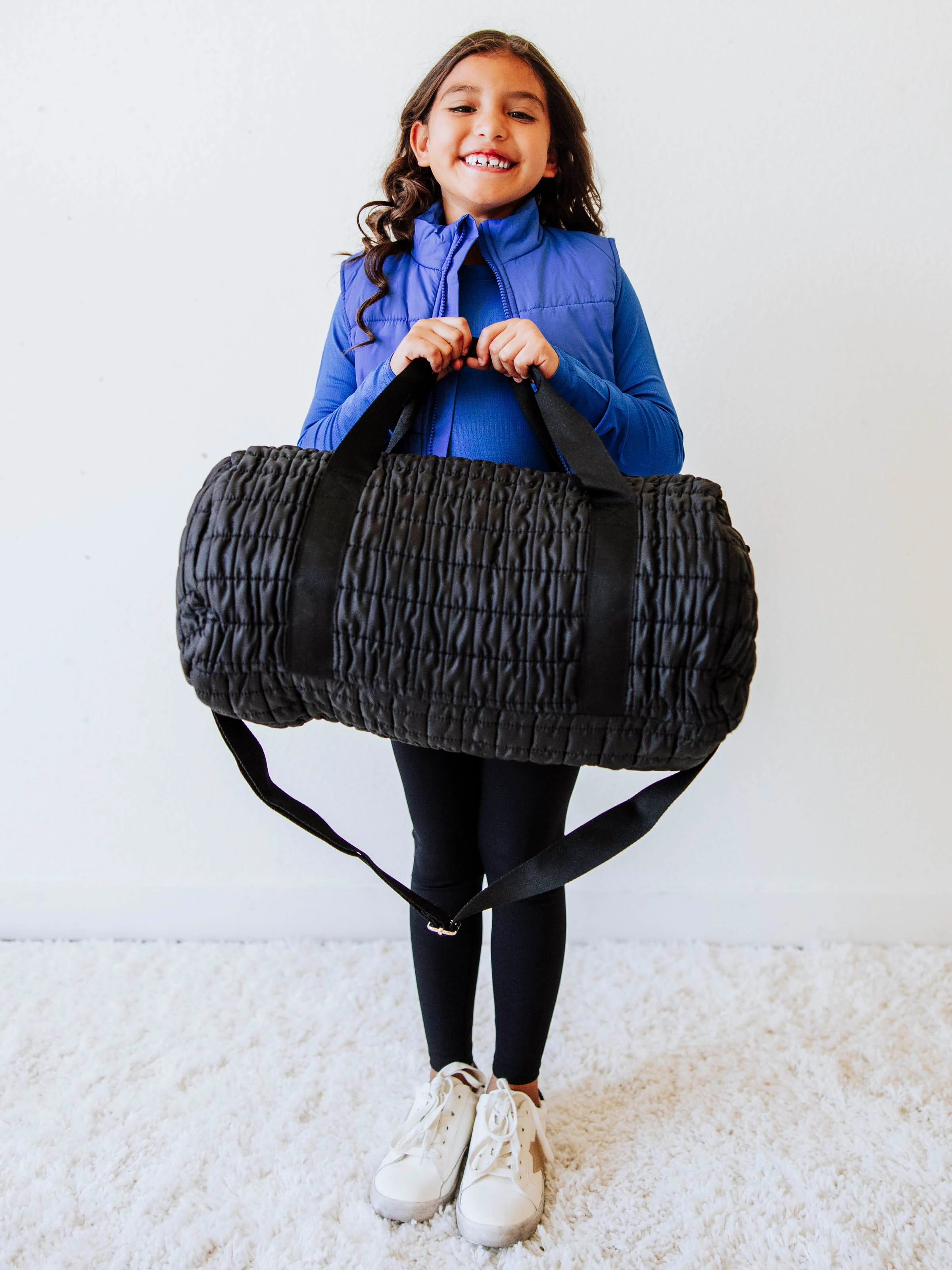 Puffer Duffle - Black - Image 3