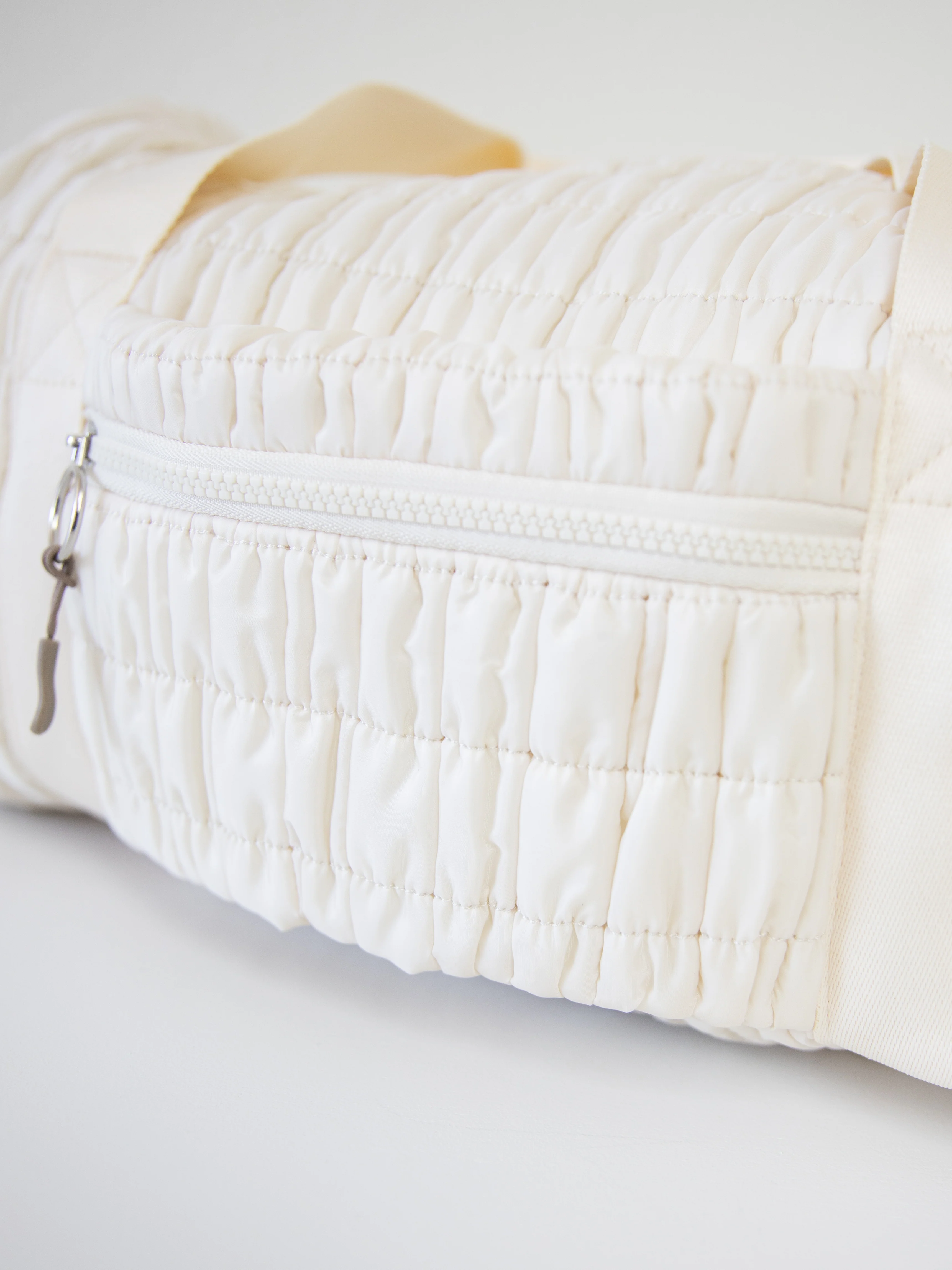 Puffer Duffle - Cream - Image 6