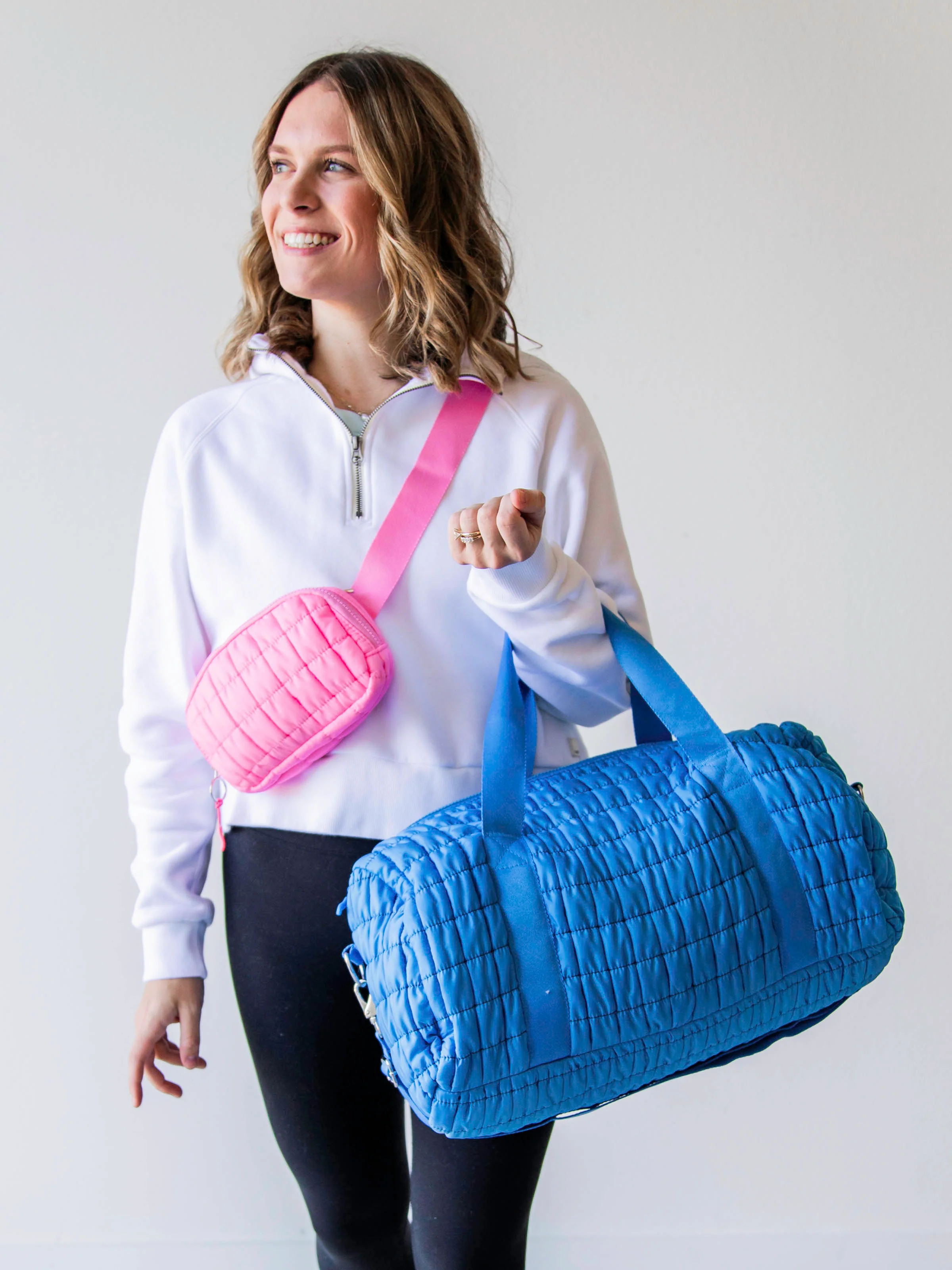 Puffer Duffle - Royal Blue - Image 8