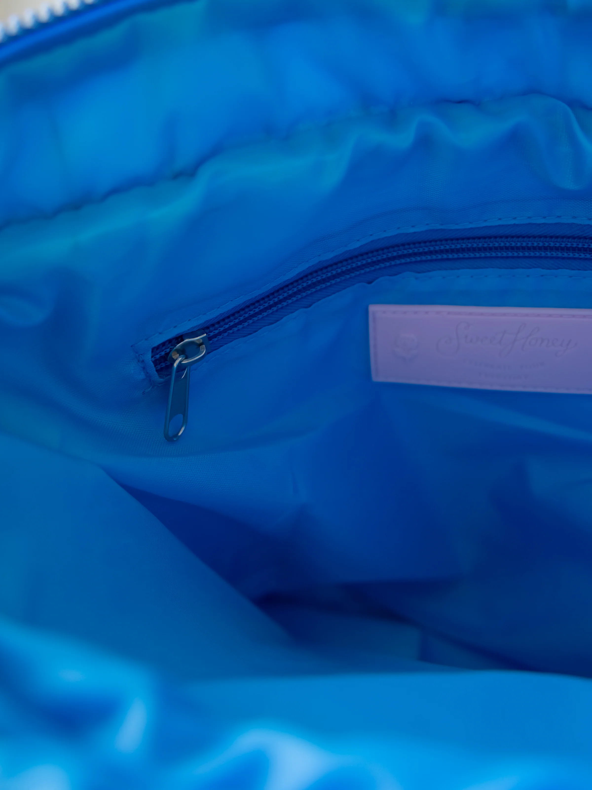 Puffer Tote - Royal Blue - Image 8