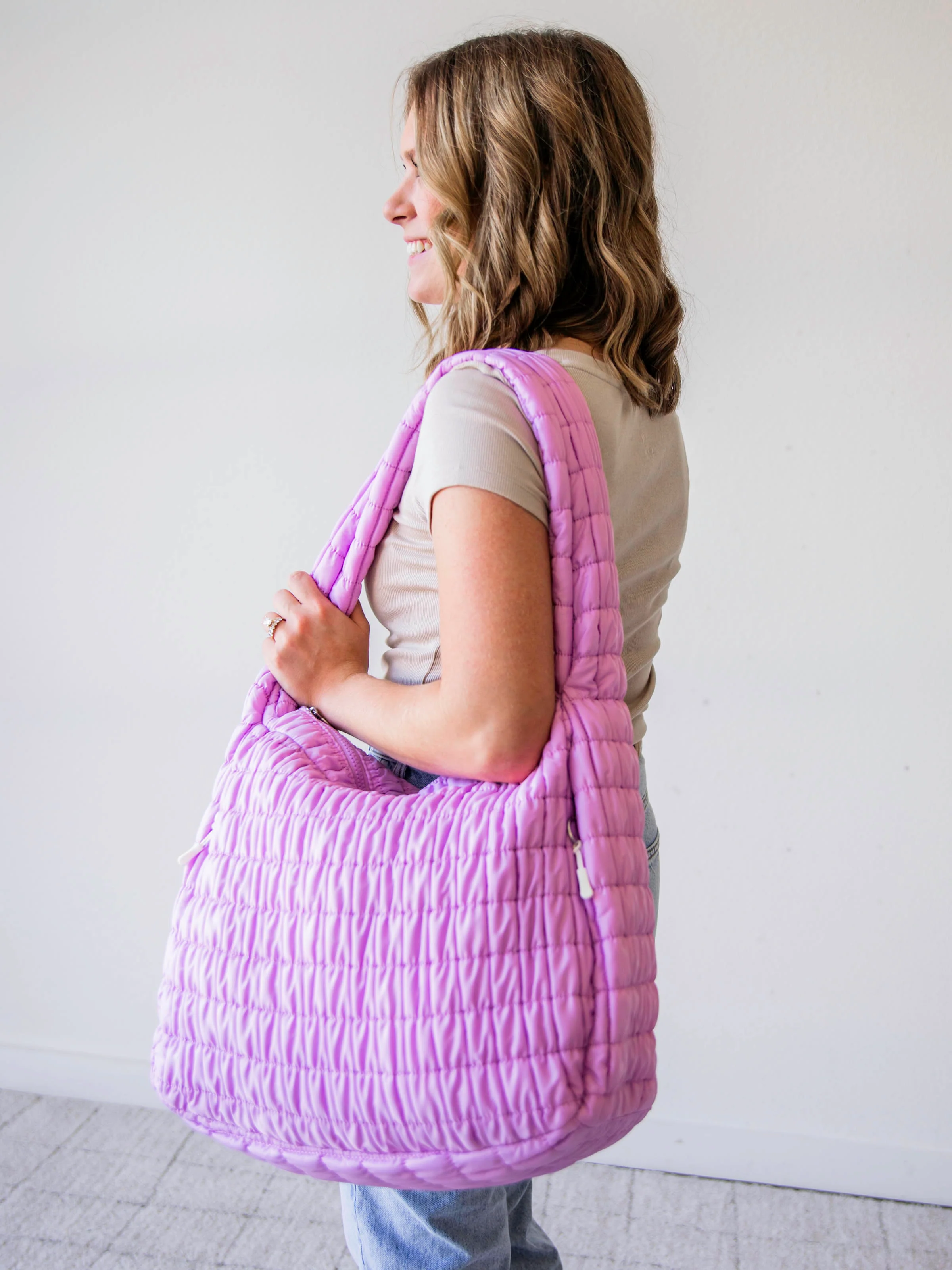Puffer Tote - Violet Eclipse - Image 3