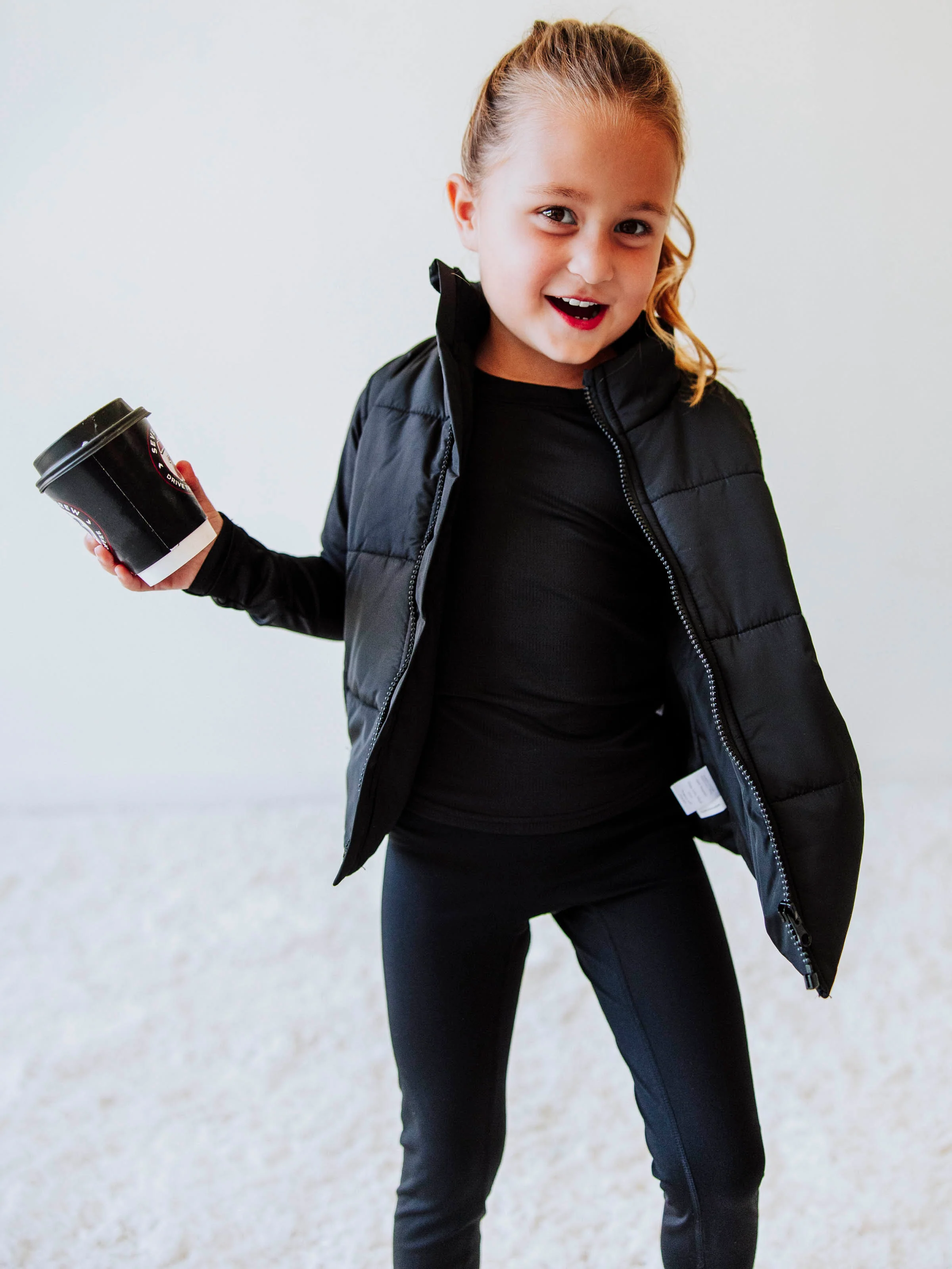 Puffer Vest - Black - Image 4