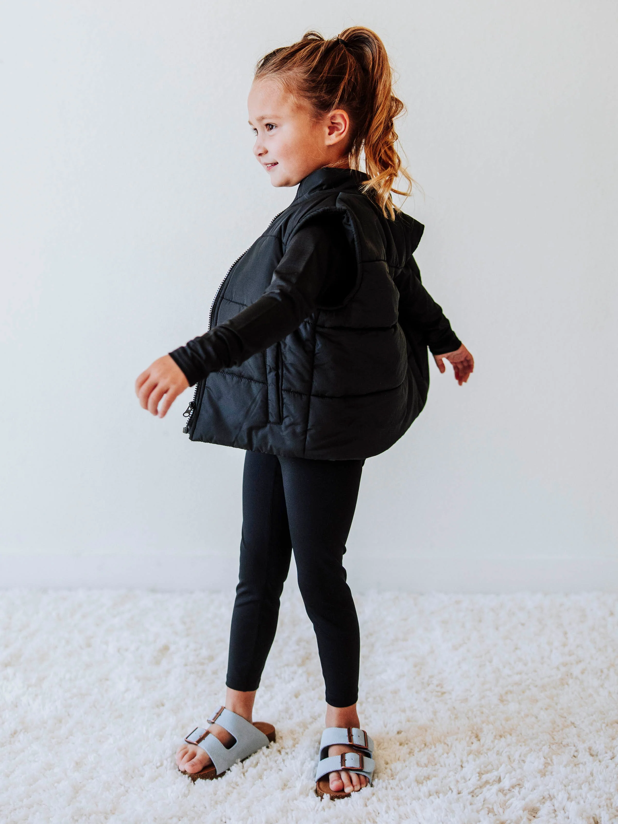 Puffer Vest - Black - Image 5