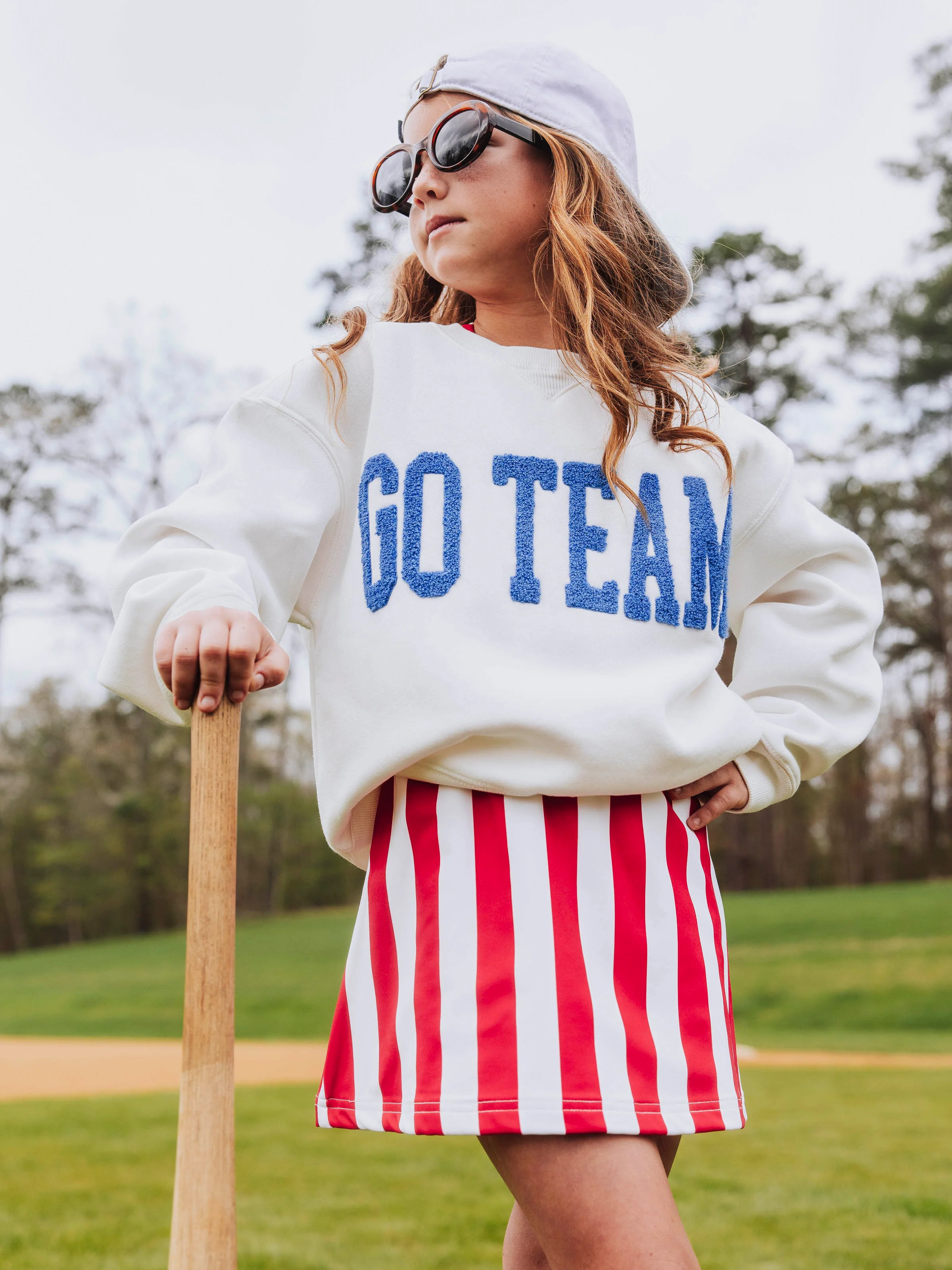 Racerback Tank Dress - Home Run Stripes - Image 5