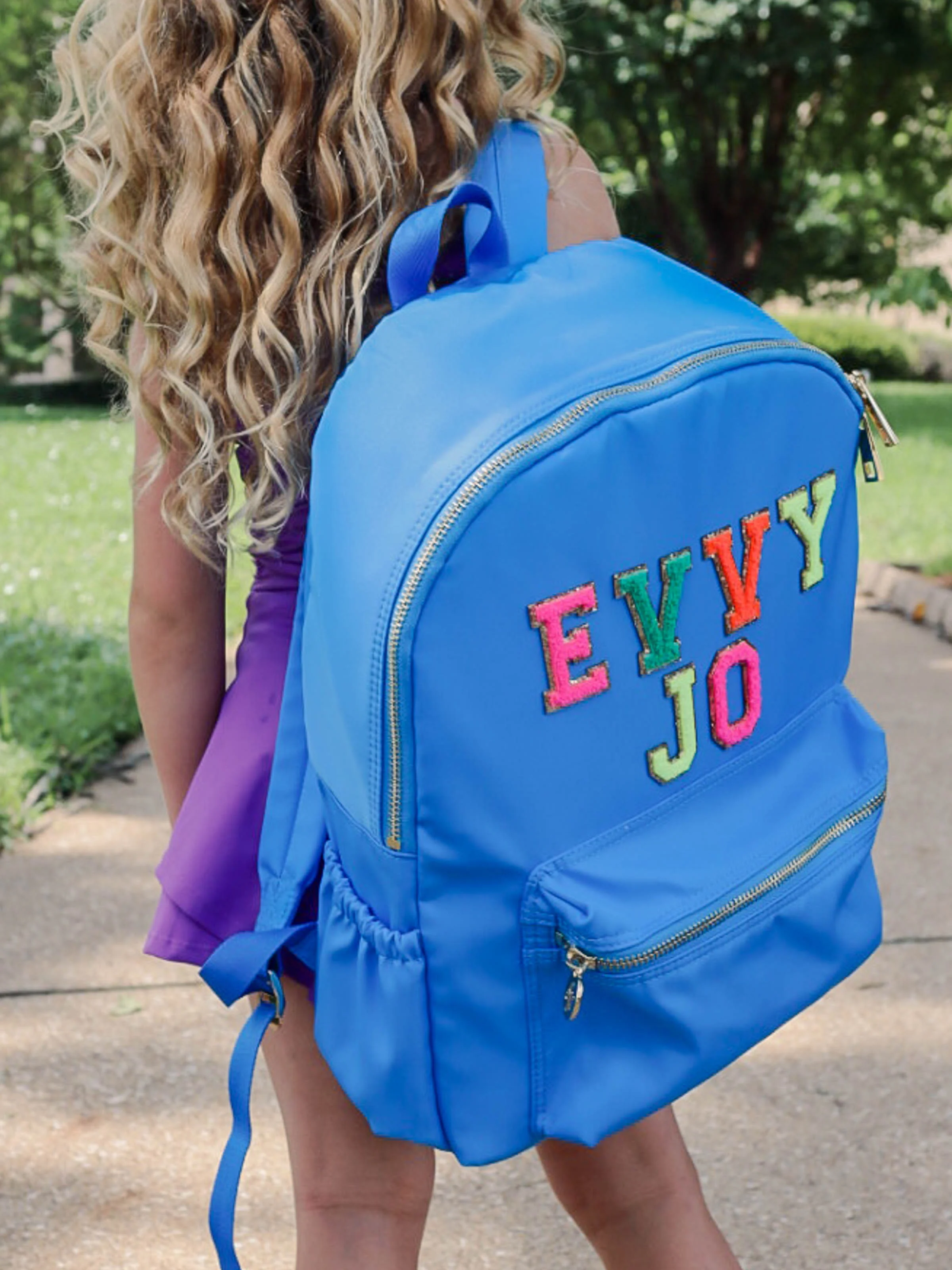 Retro Backpack - Glacial Blue - Image 5