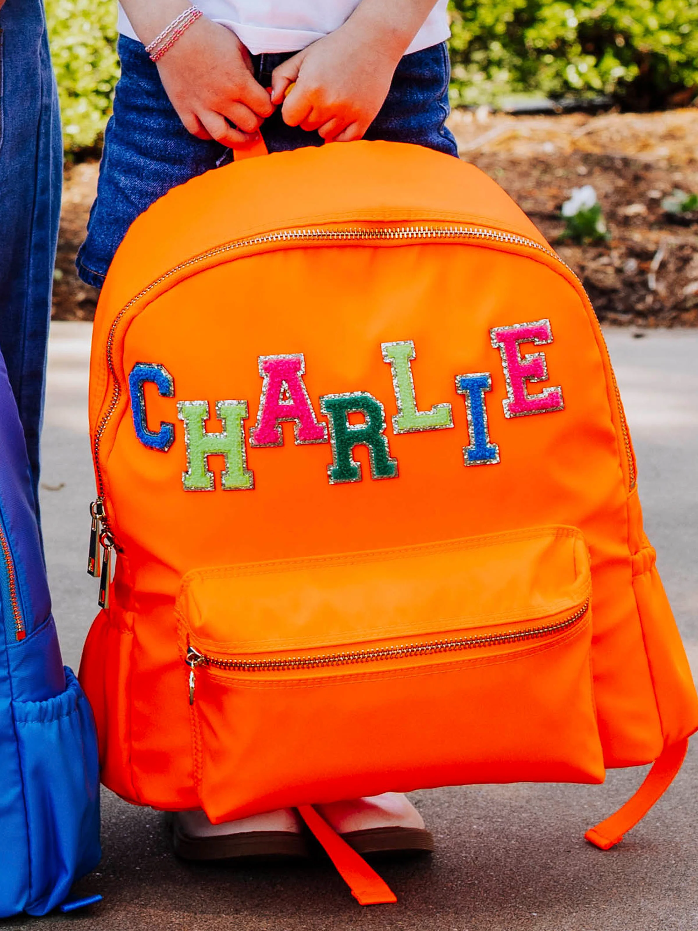 Retro Backpack - Sunburst Orange - Image 5
