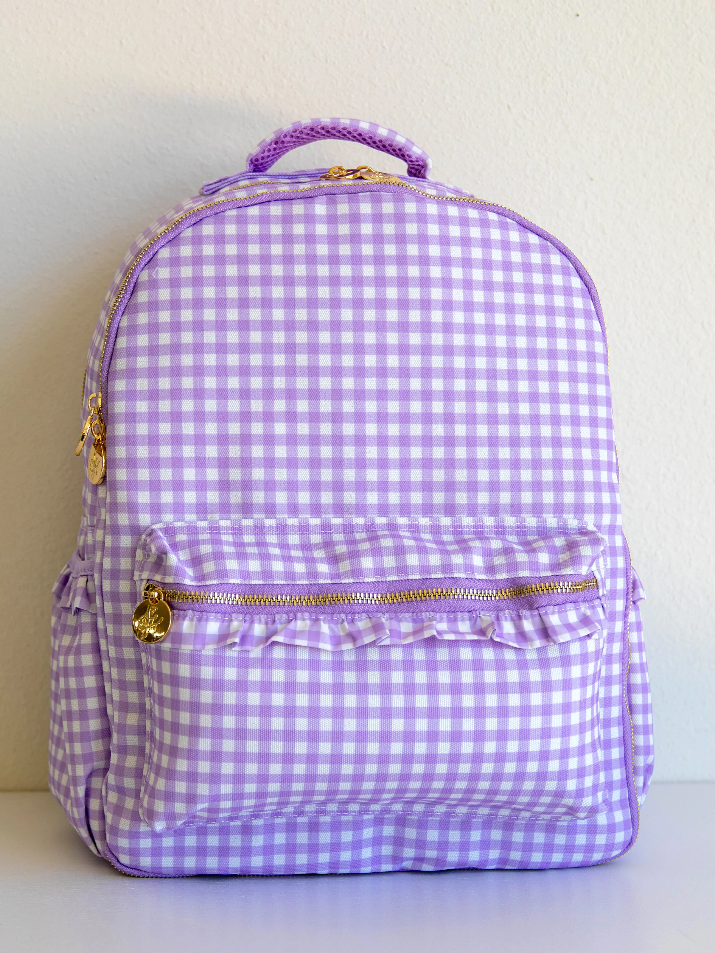 Ridley Backpack - Lavender Gingham - Image 3
