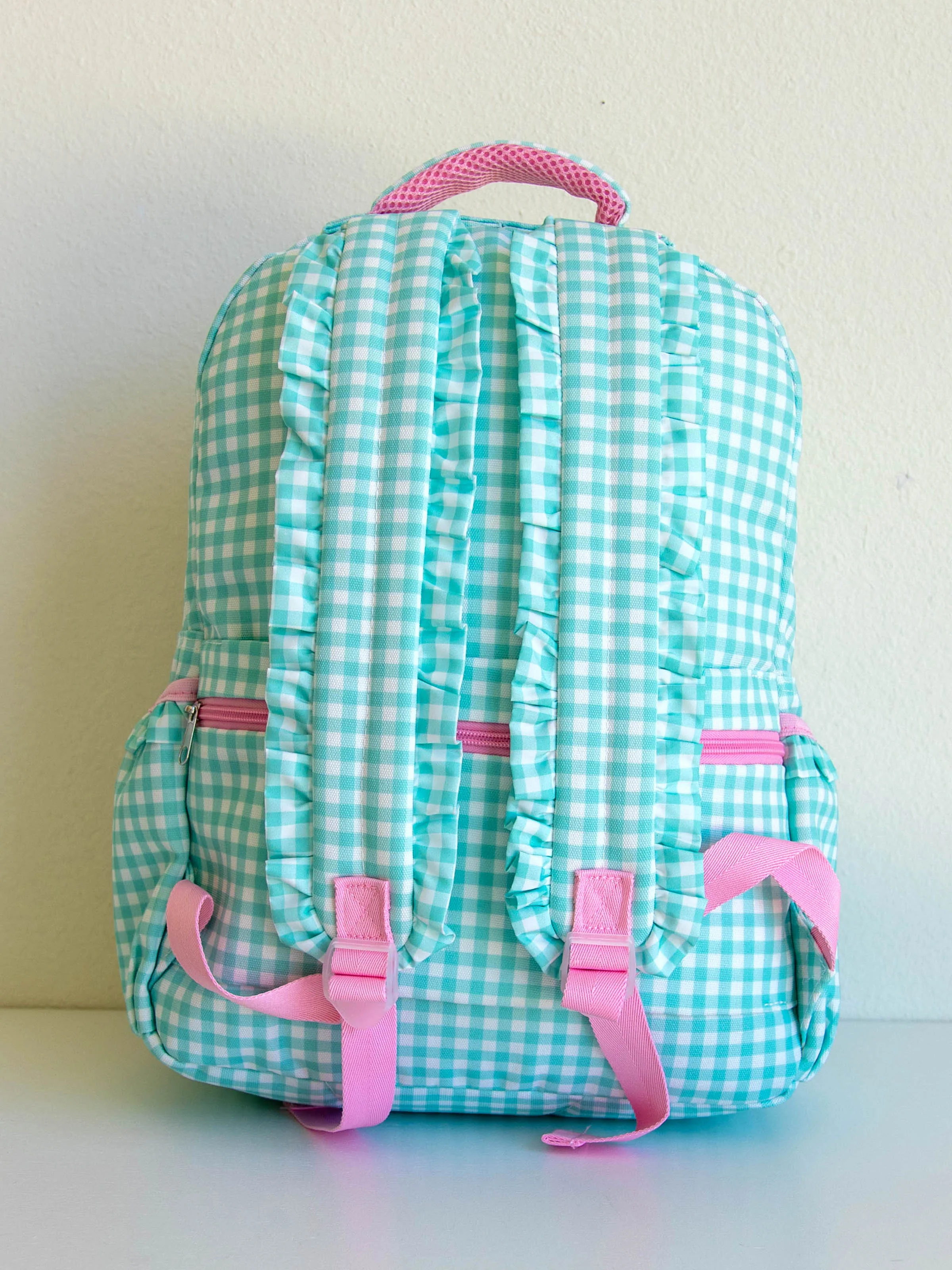 Ridley Backpack - Mint Gingham - Image 11