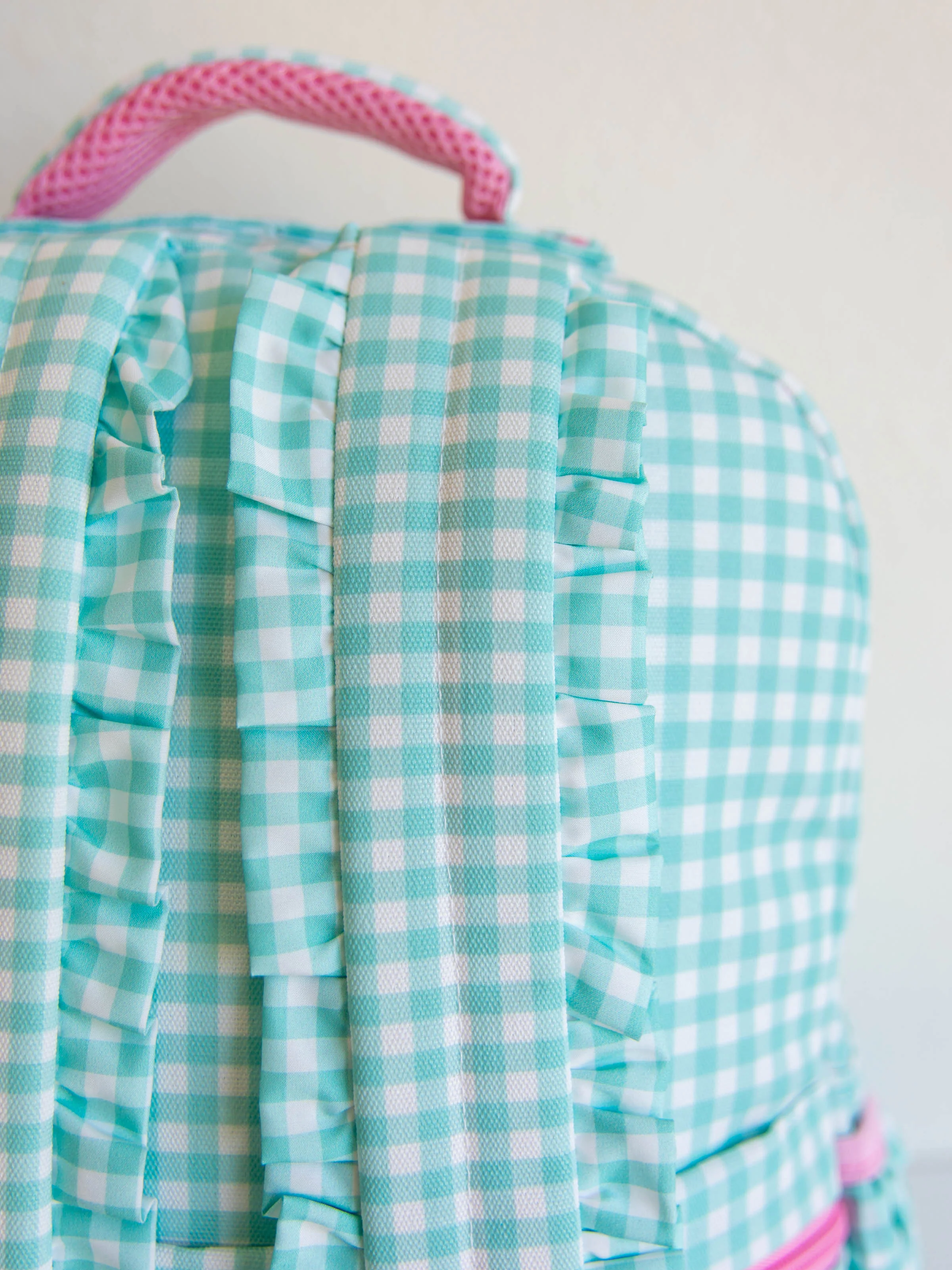 Ridley Backpack - Mint Gingham - Image 14