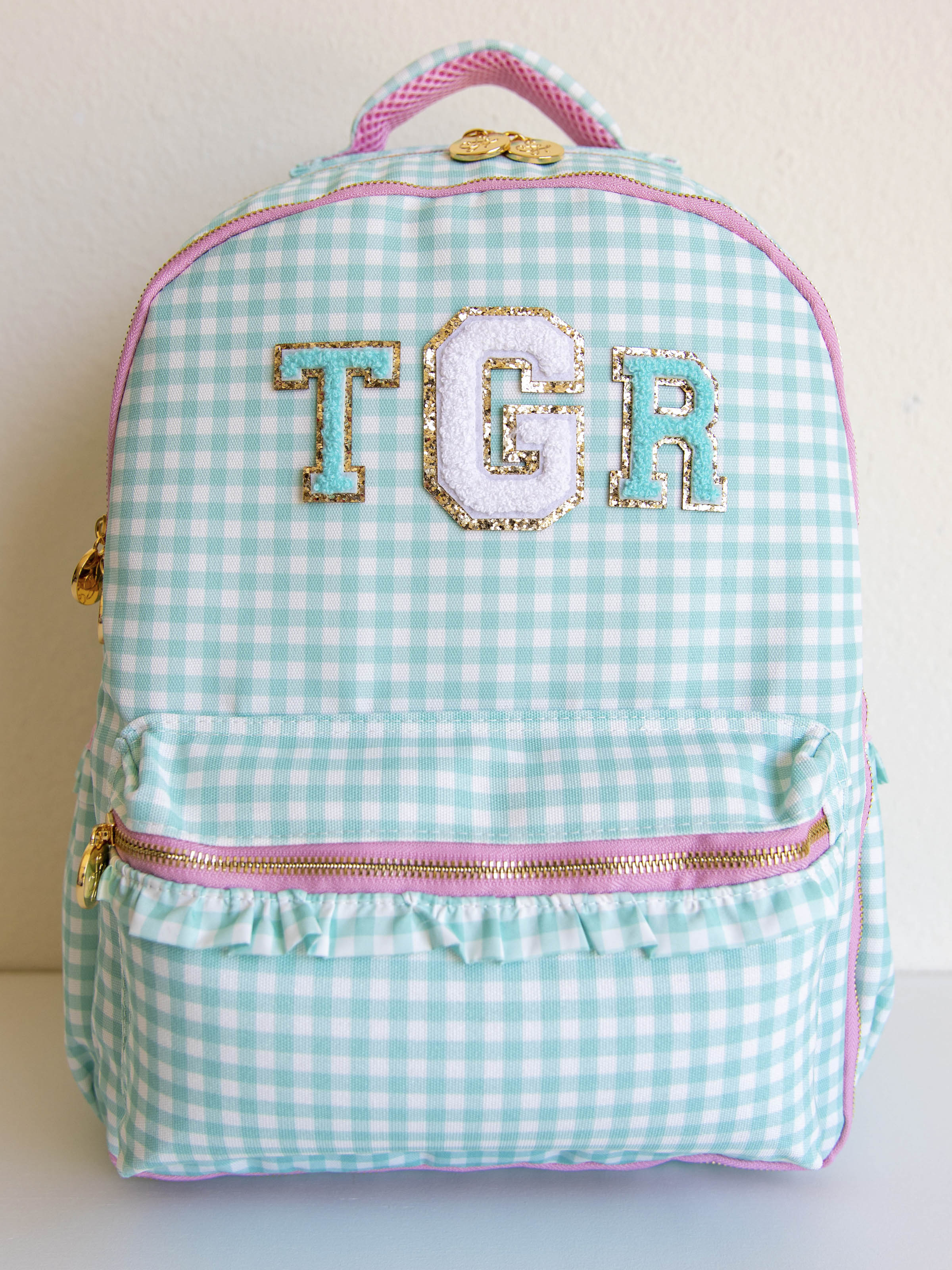 Ridley Backpack - Mint Gingham - Image 3