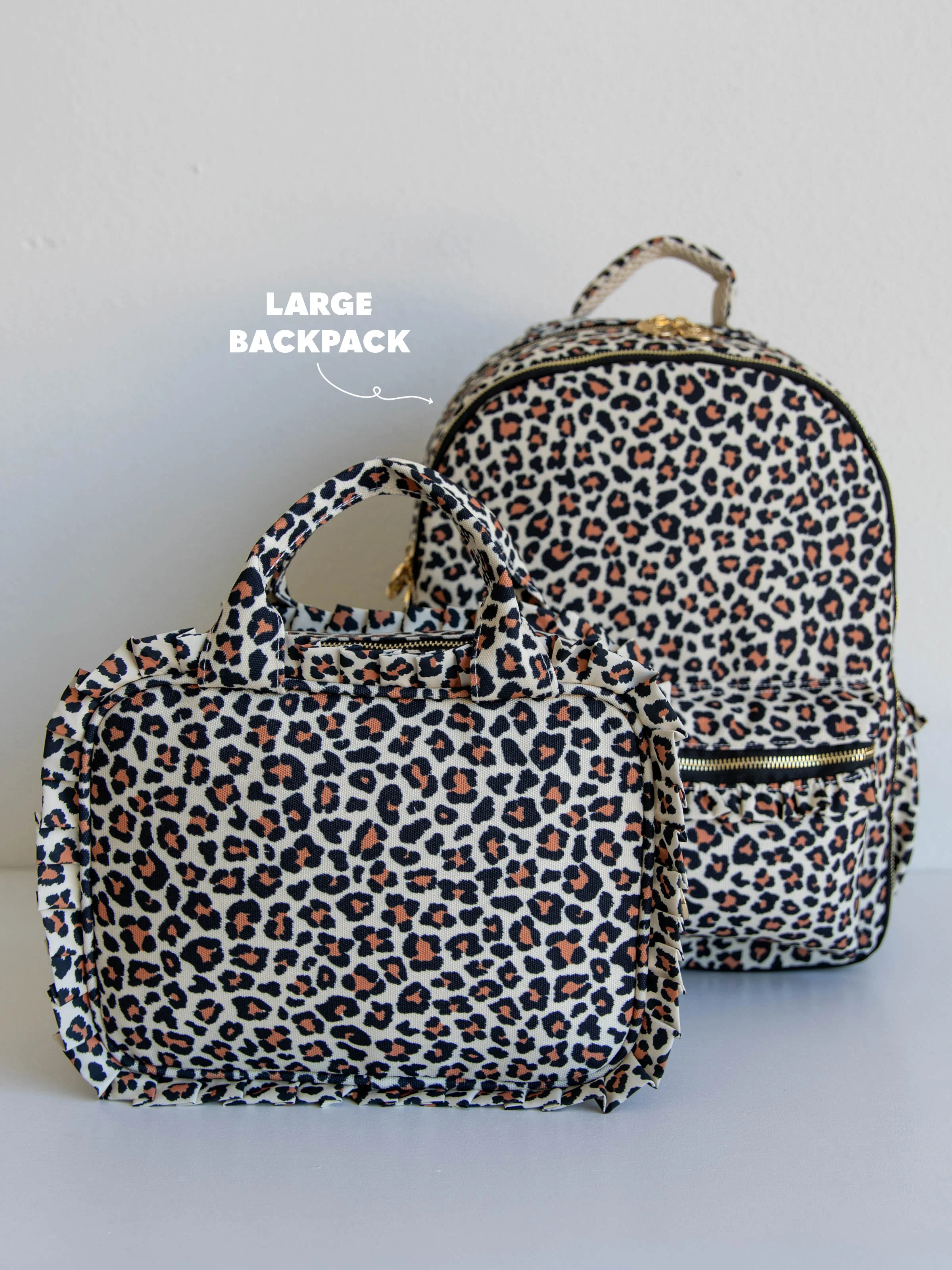Ruffled Lunch Kit - Leopard - Image 6