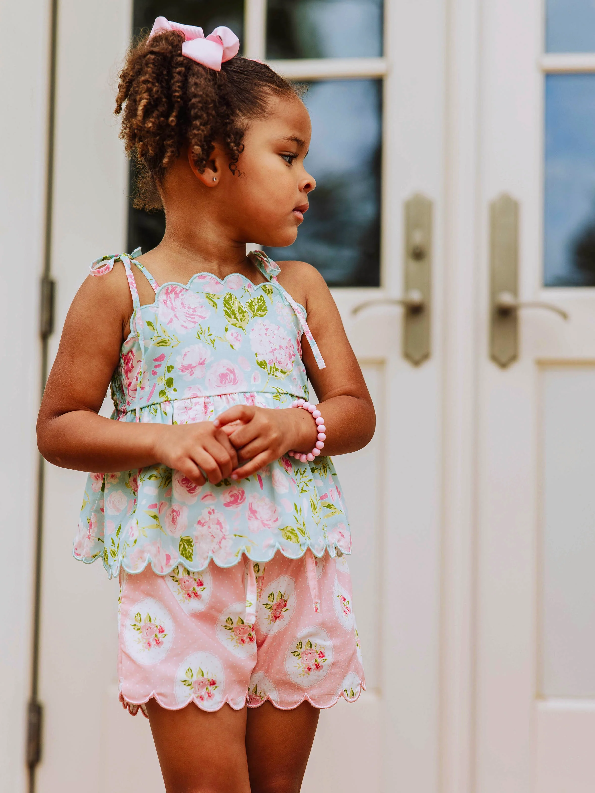 Scalloped Peplum Set - Breezy - Image 7