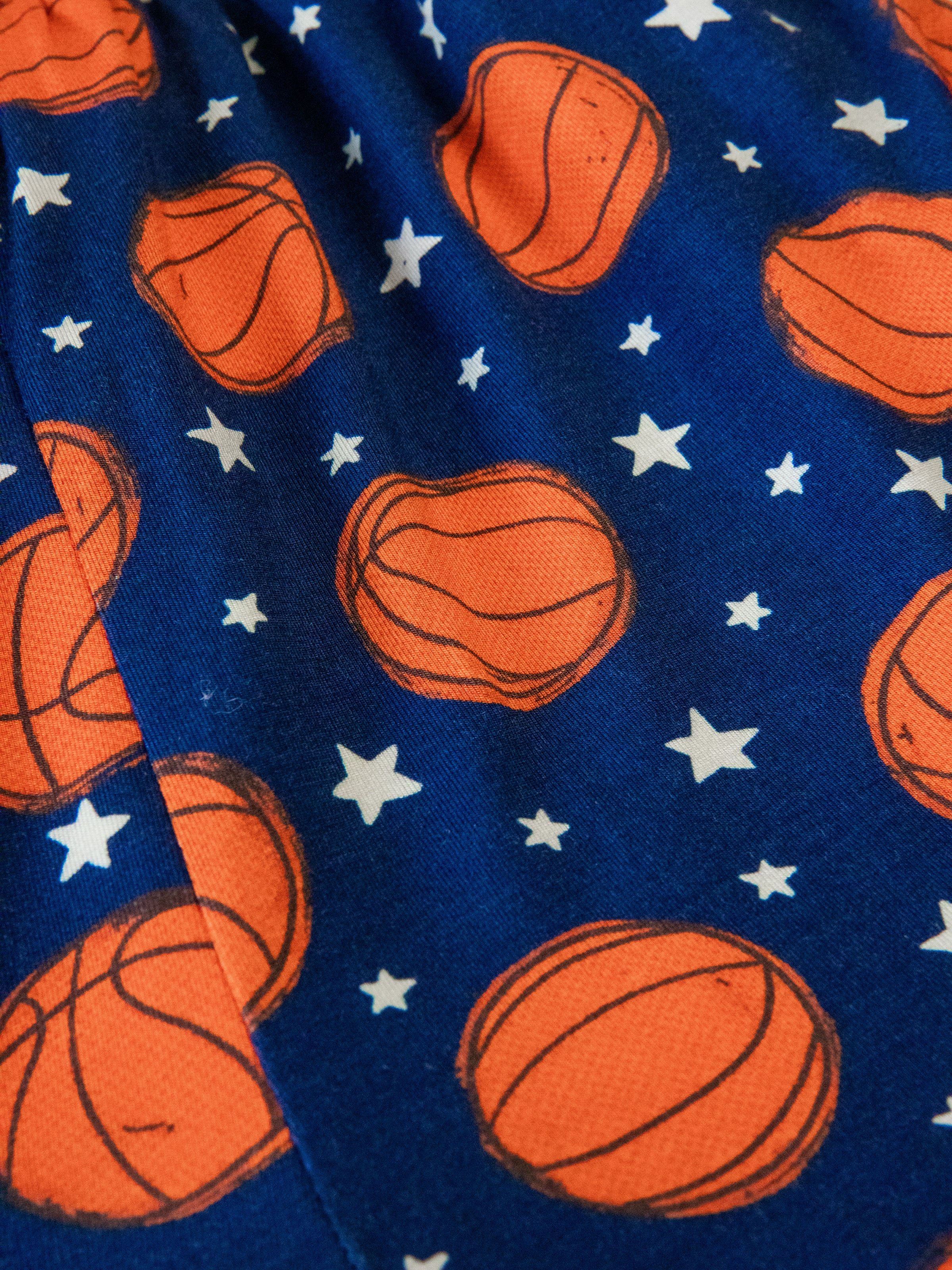 Short Leggy Romper - Basketball Allstars Navy - Image 7