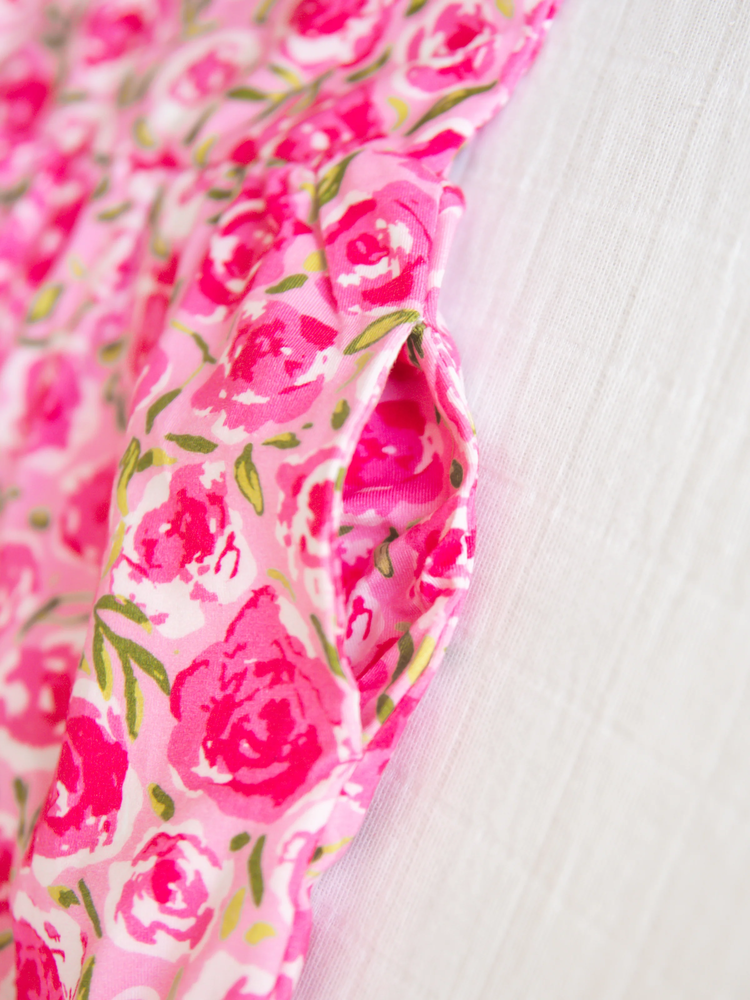 Short Leggy Romper - Covered in Roses - Image 4