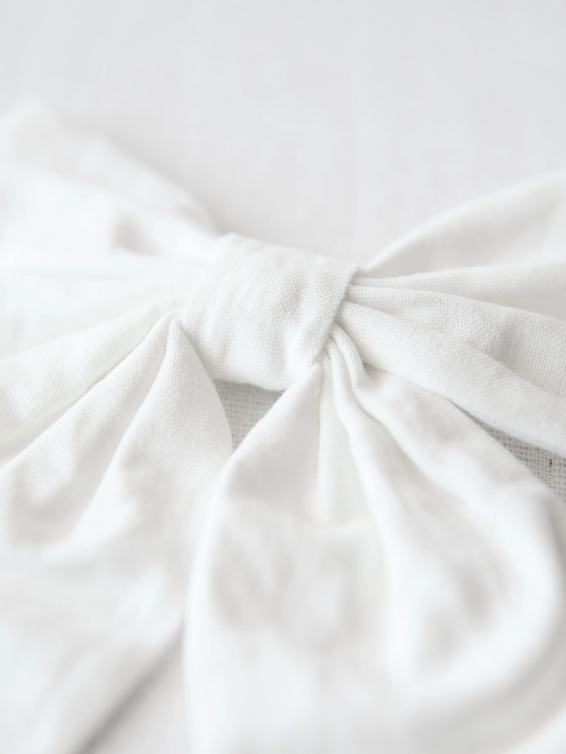 Small Long Tail Bow - White - Image 7