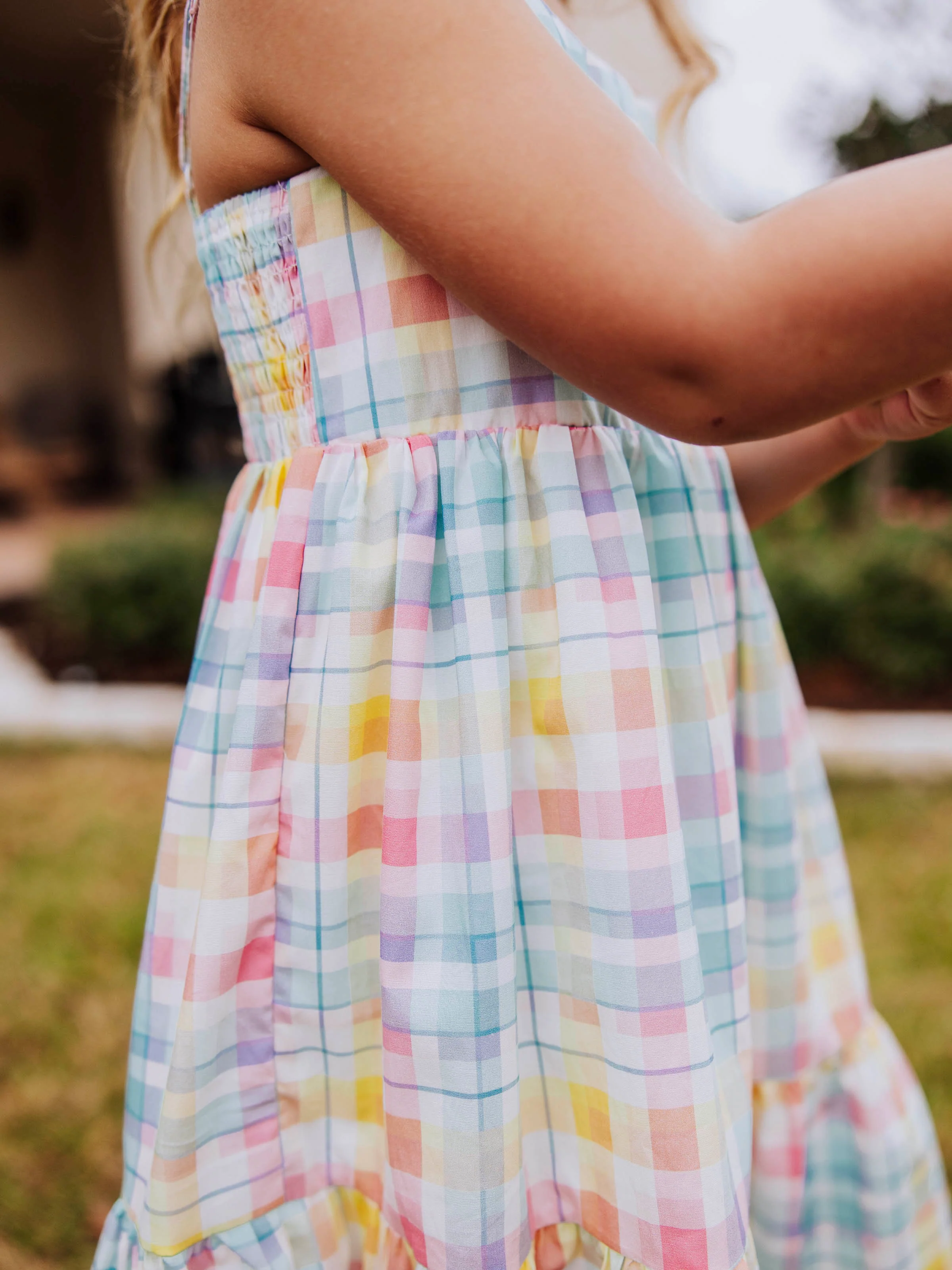 Smocked Sundress - Sunny Day Plaid - Image 3