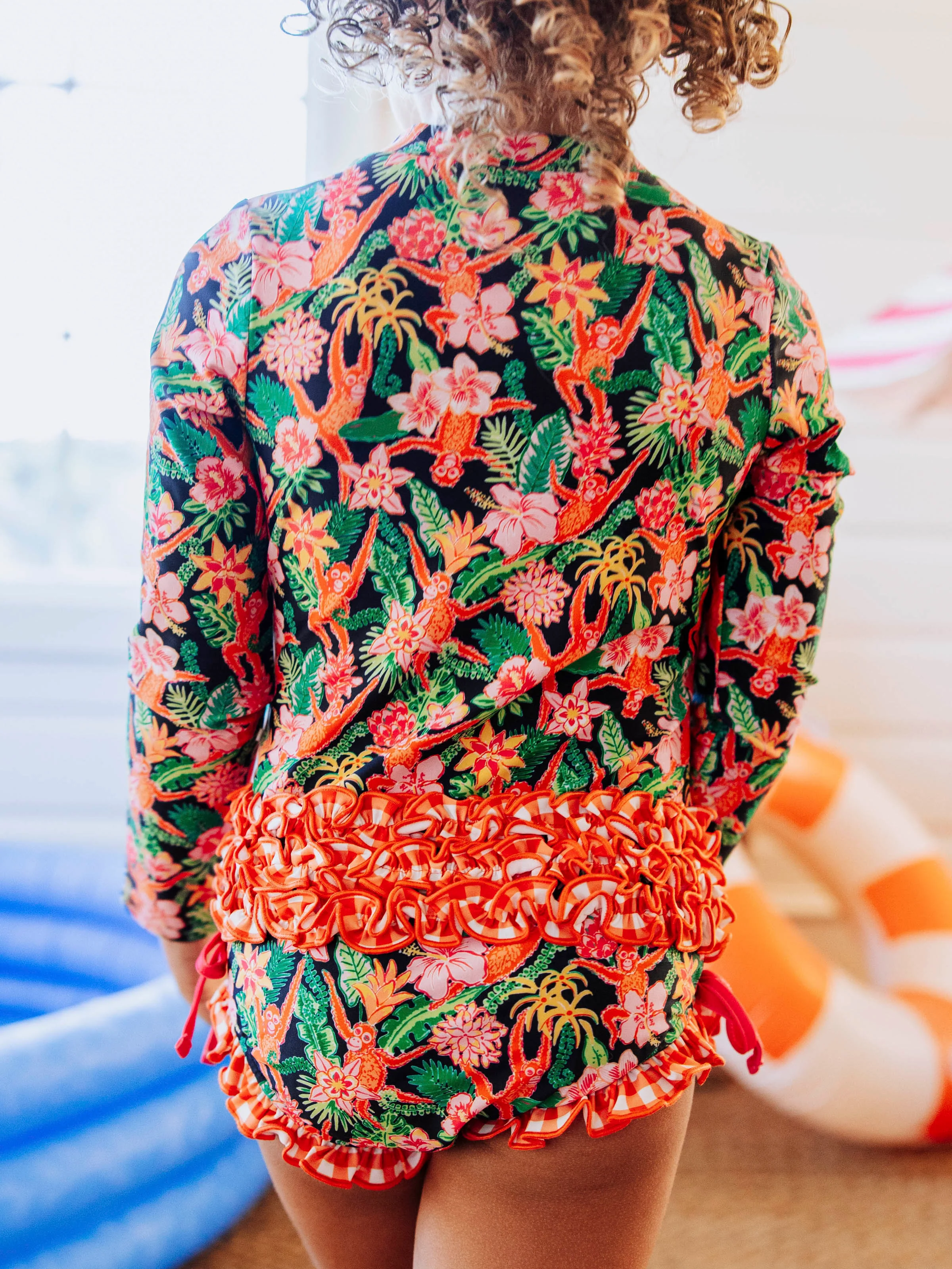 Solid Rash Guard - Tropical Monkeys - Image 7