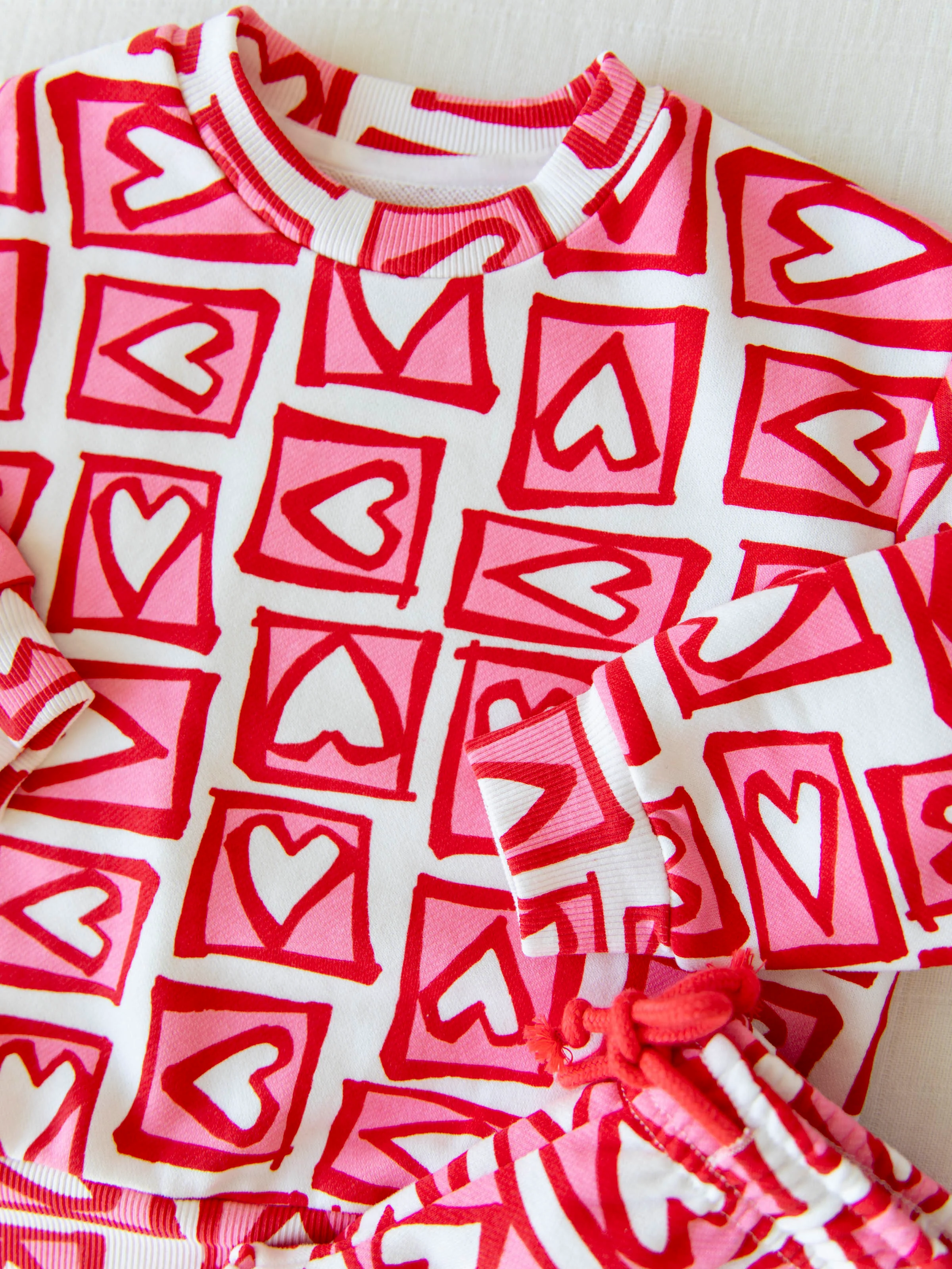 Sweatshirt Set - Fun Hearts - Image 3
