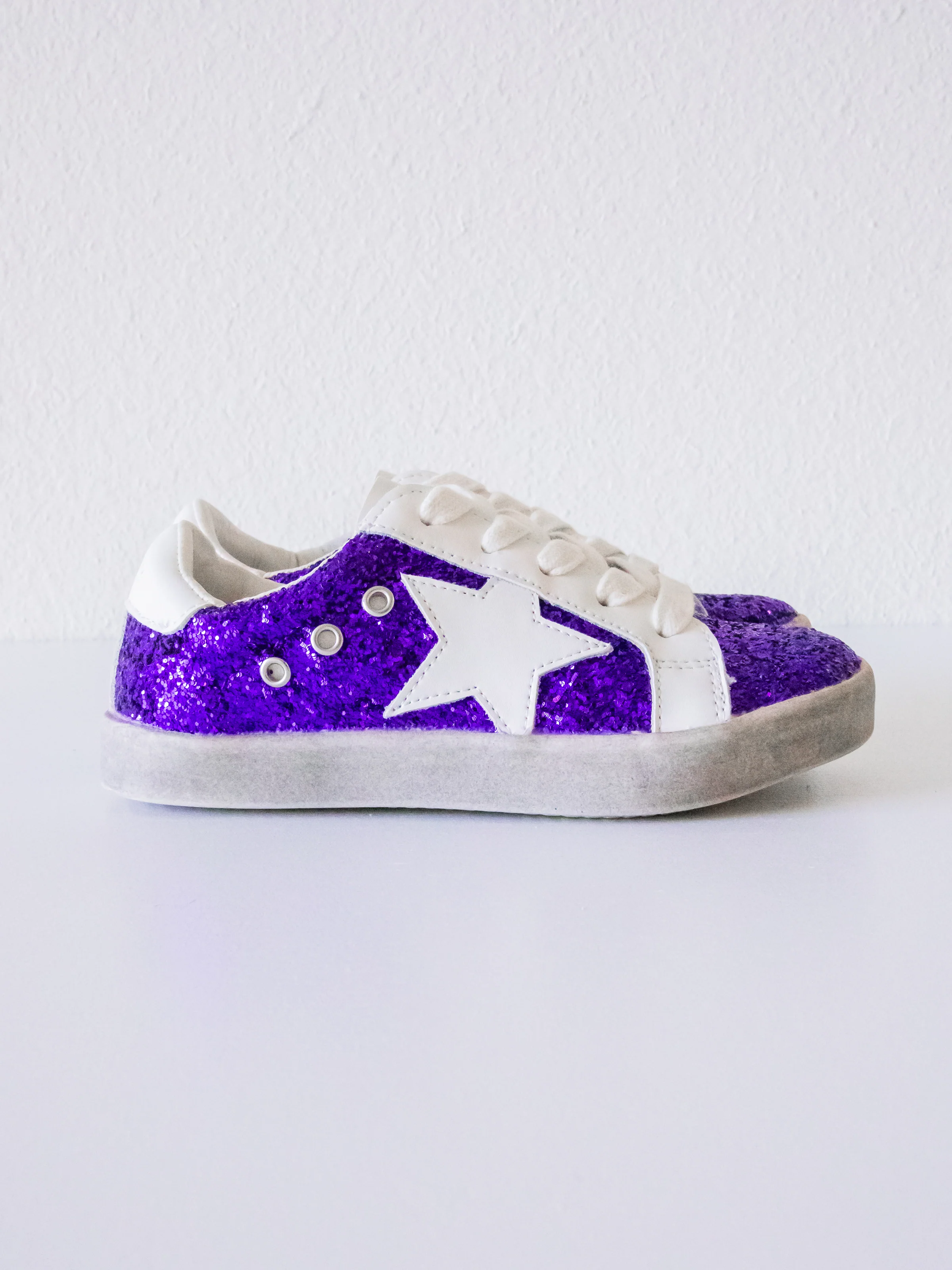 SweetHoney Sneakers - Purple Sparkle - Image 9