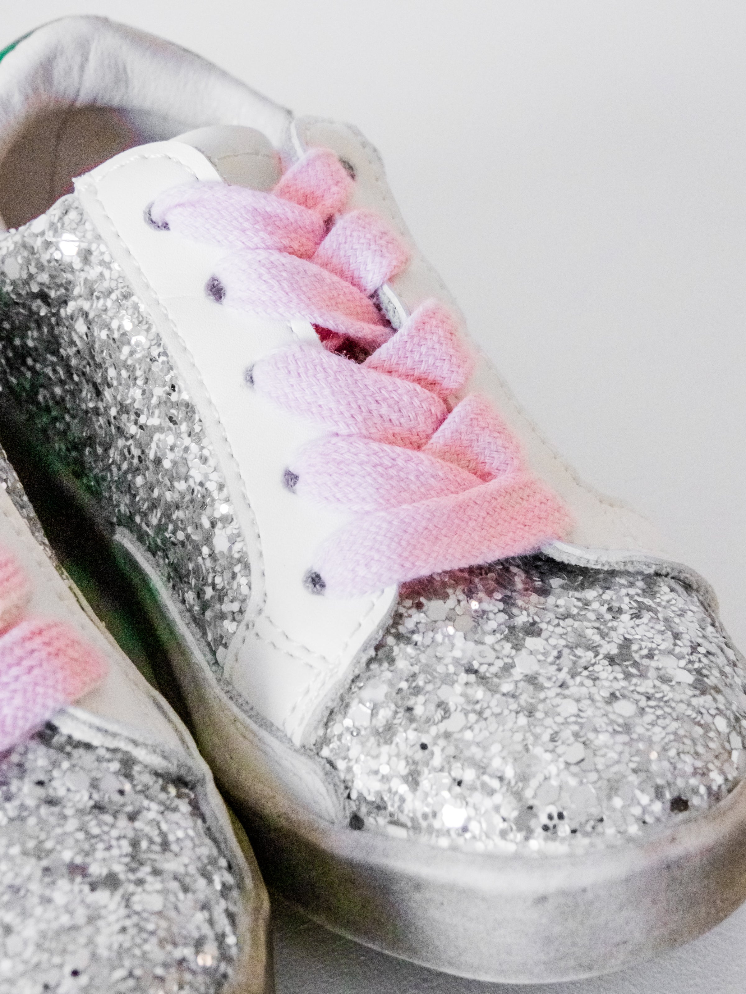SweetHoney Sneakers - Silver Sparkle - Image 11