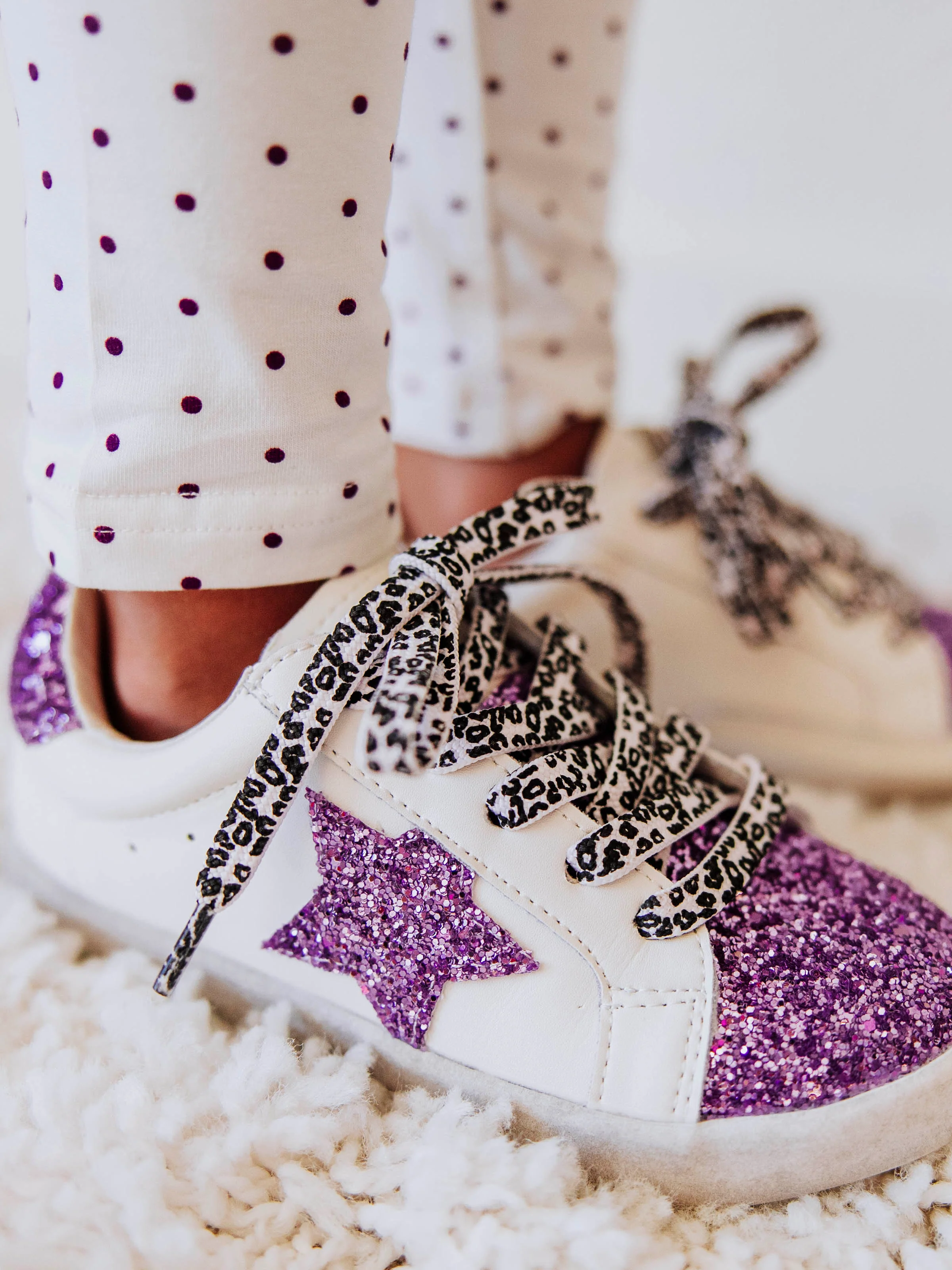 SweetHoney Sneakers - Sweet Purple Sparkles - Image 9