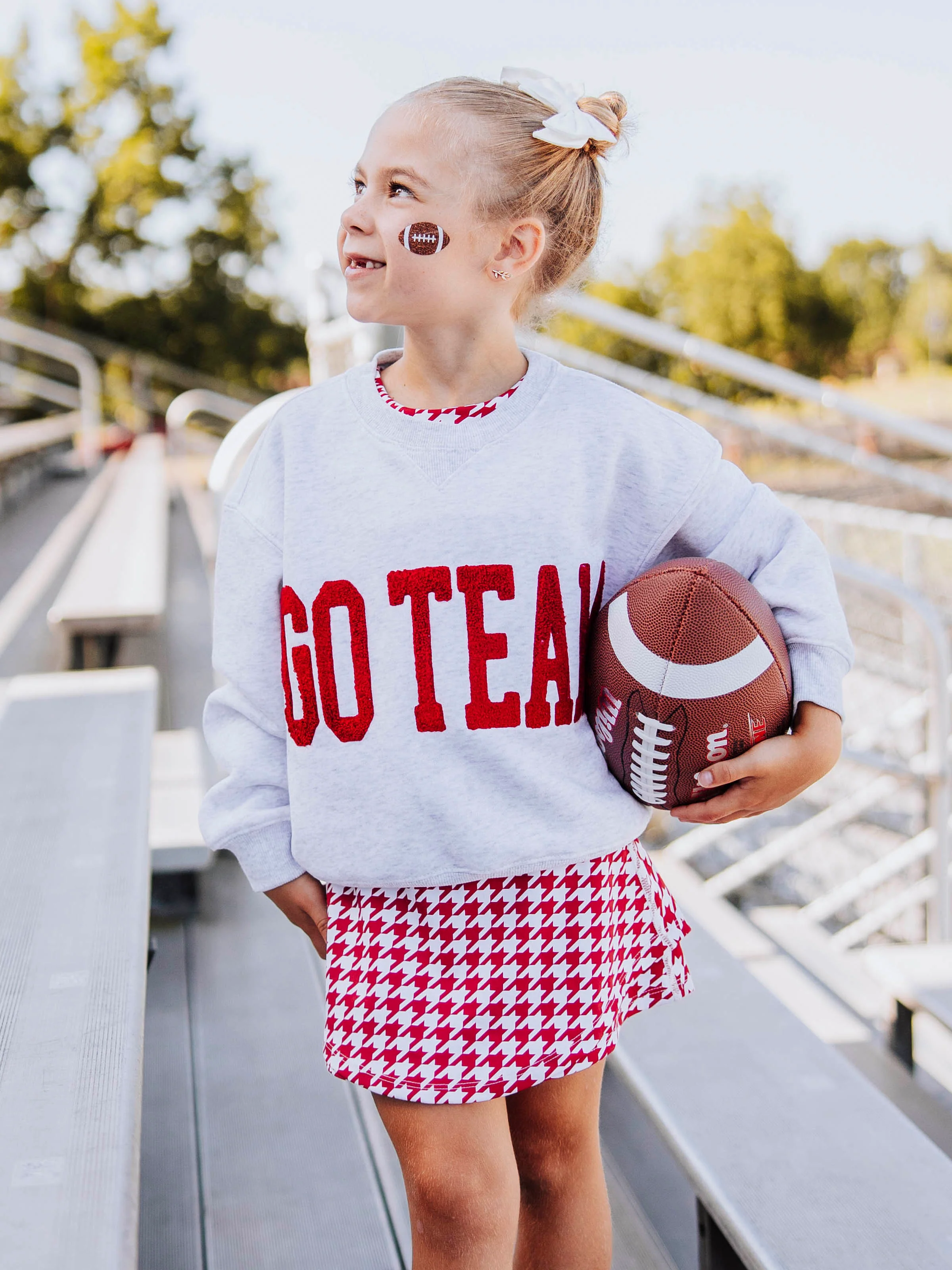 Warm Knit Sweatshirt - Go Team Crimson - Image 3