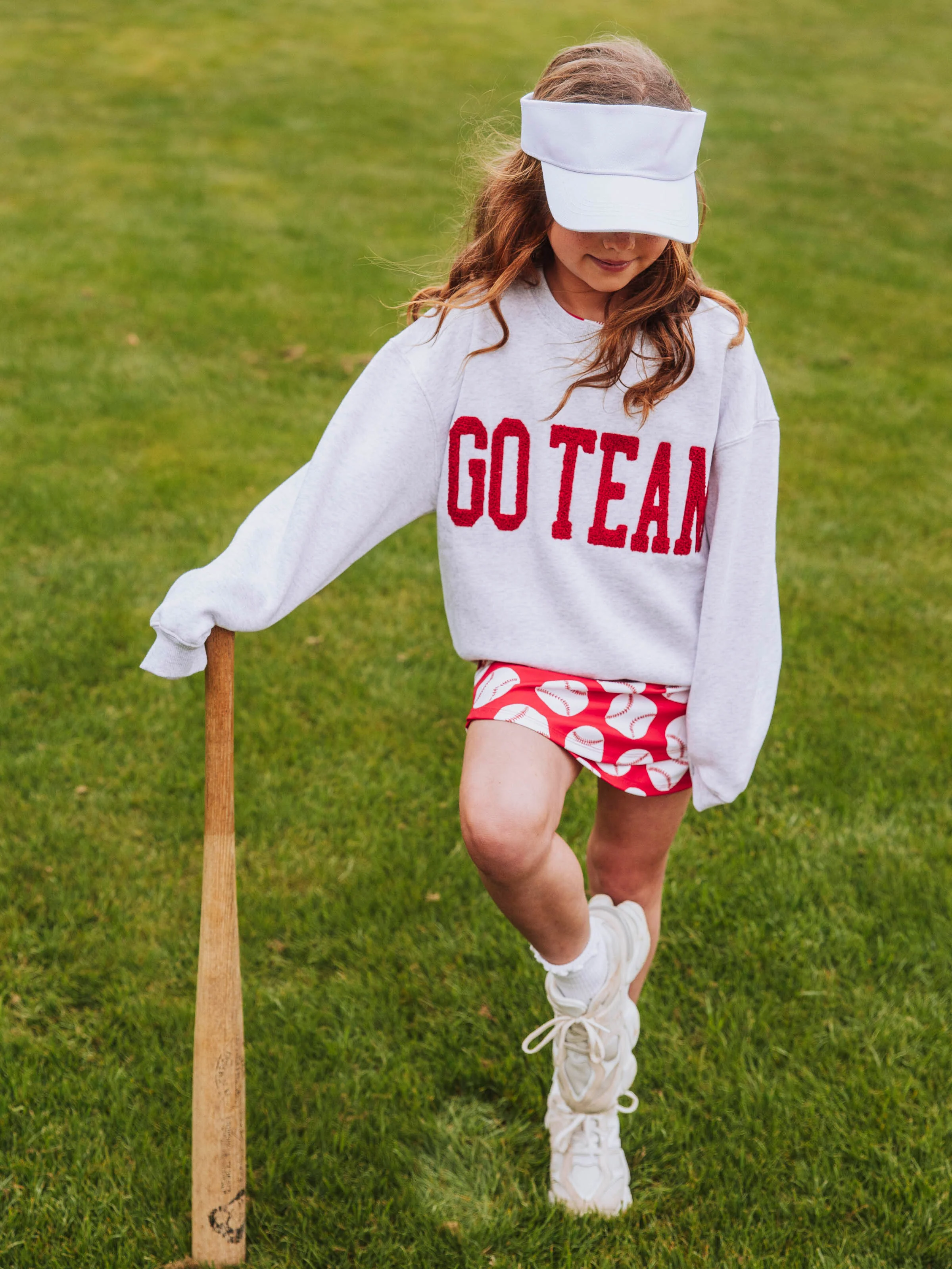 Warm Knit Sweatshirt - Go Team Crimson - Image 4