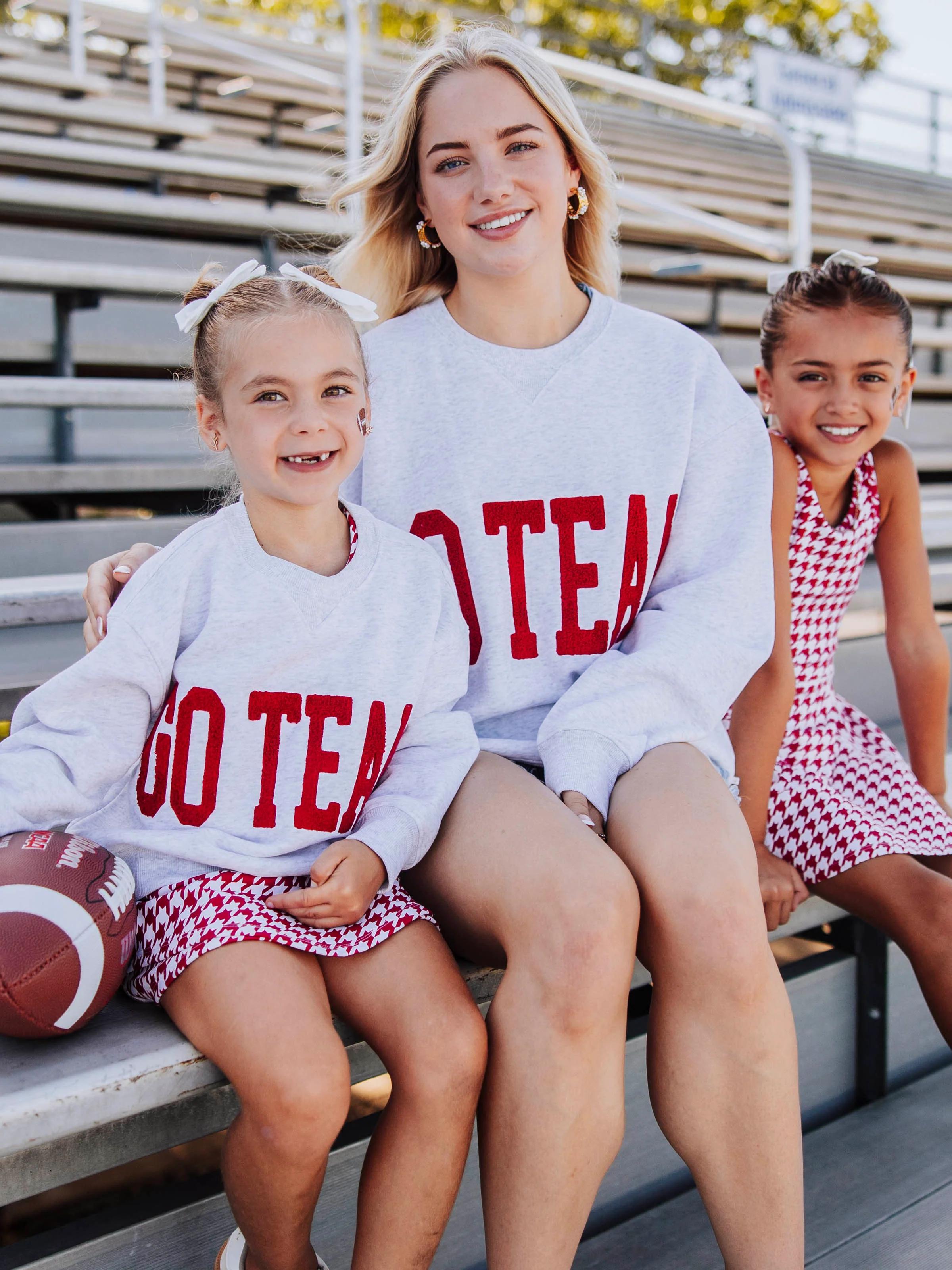 Warm Knit Sweatshirt - Go Team Crimson - Image 5