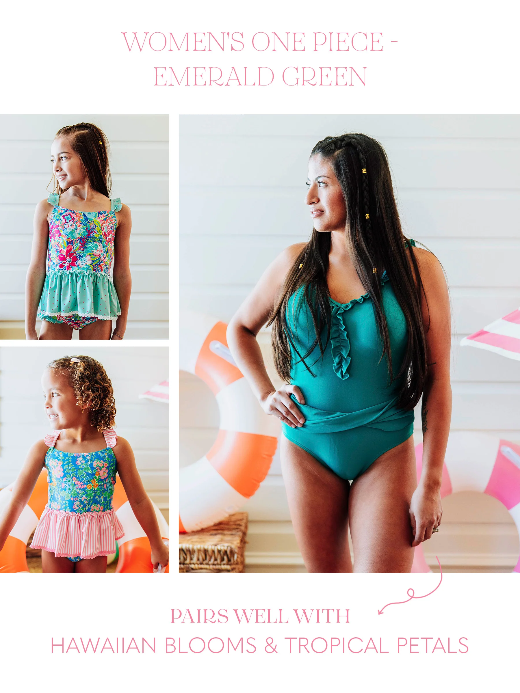 Women's One Piece - Emerald Green - Image 6