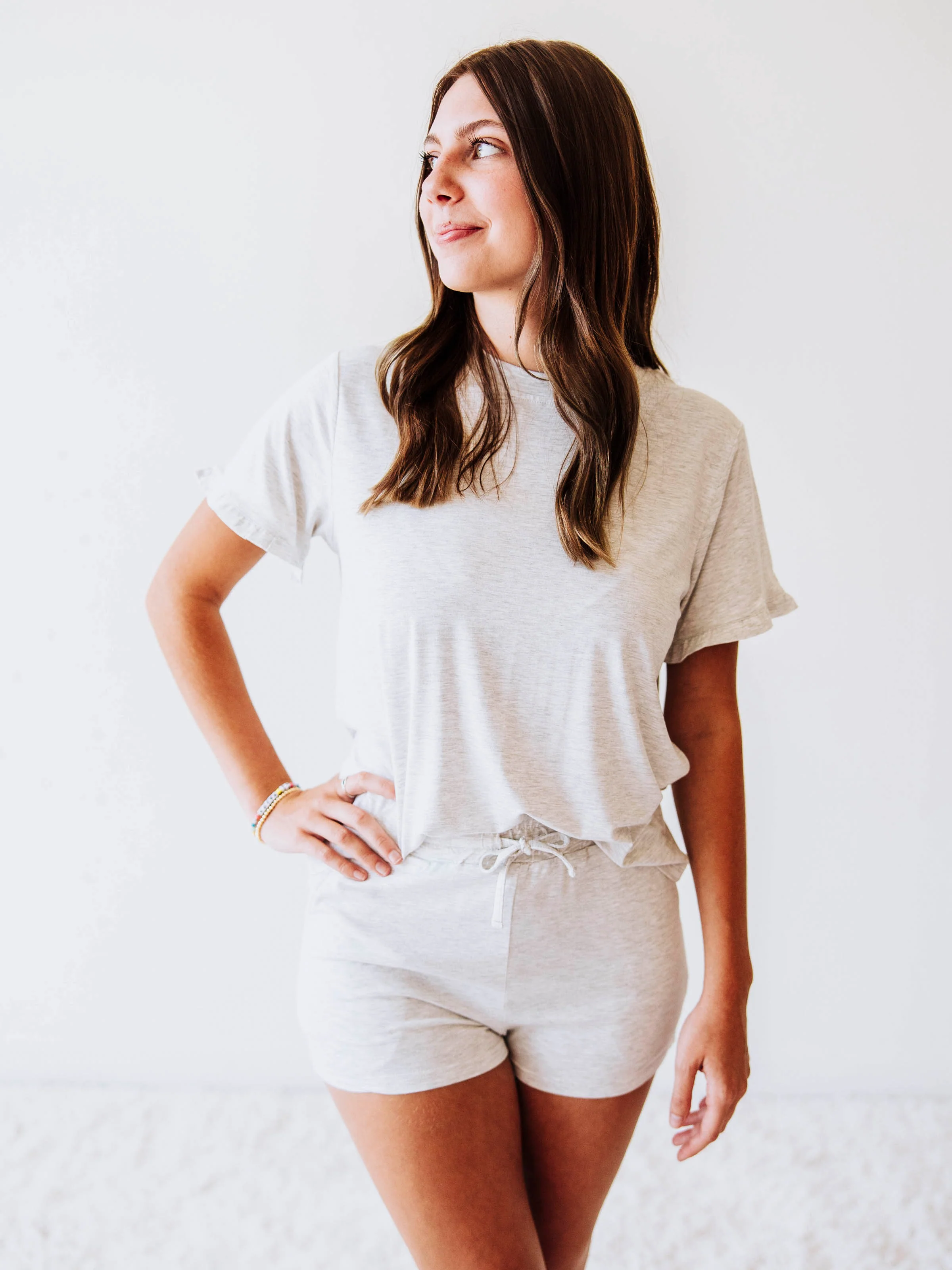 Women's Shortie Set - Ash Gray - Image 5